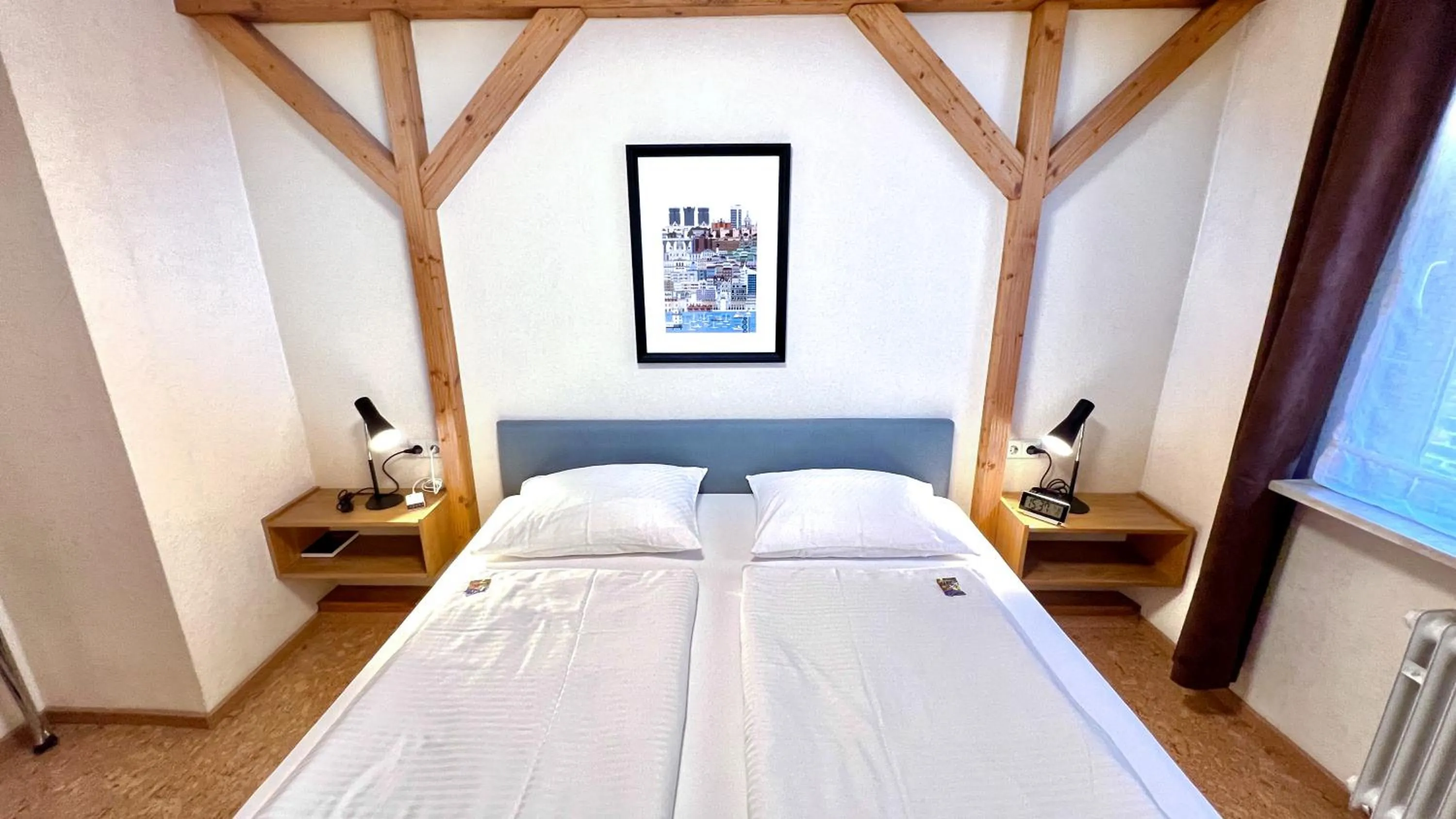 Bedroom, Bed in Hotel zur Loreley - Garni