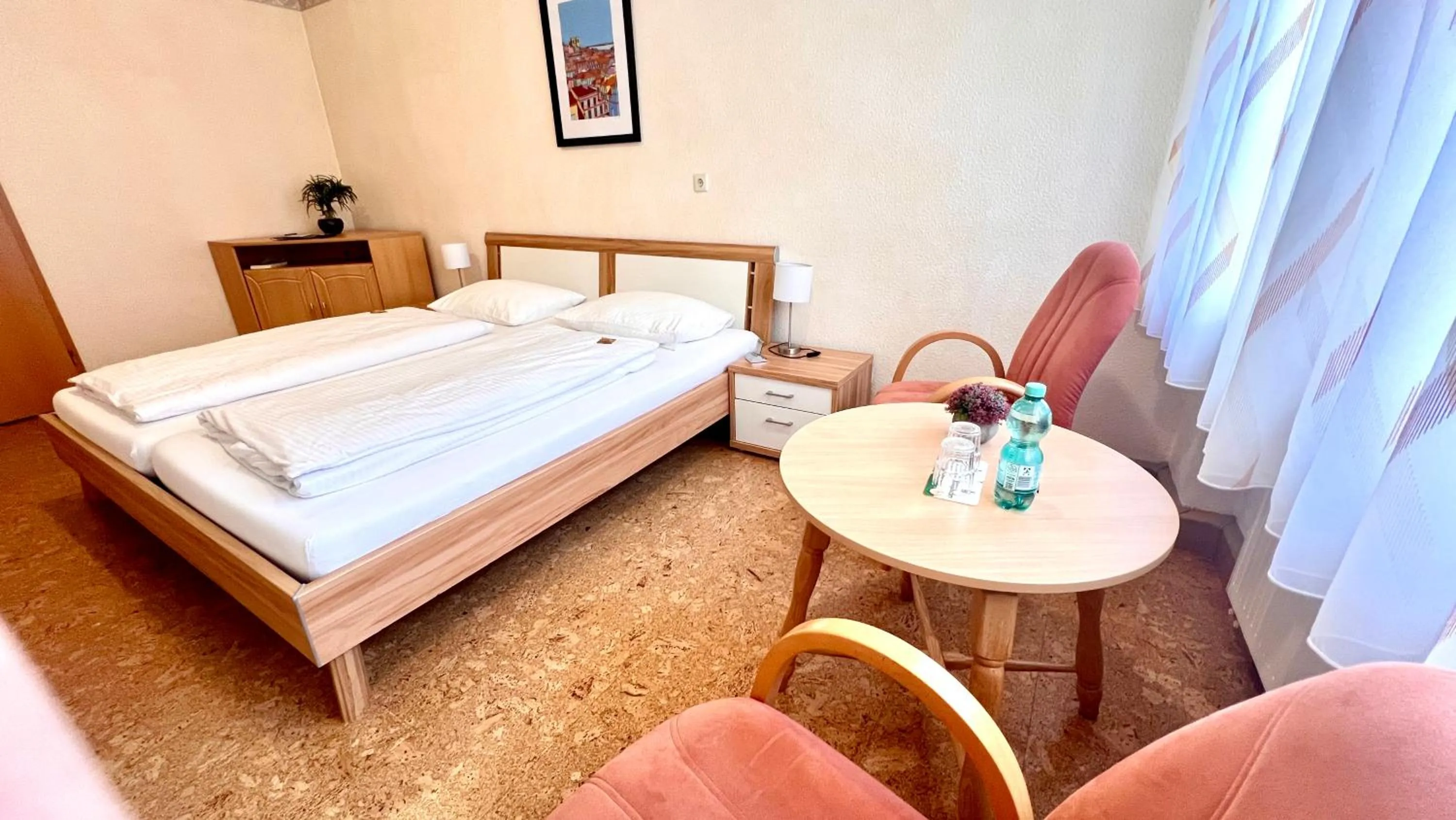 Bed in Hotel zur Loreley - Garni