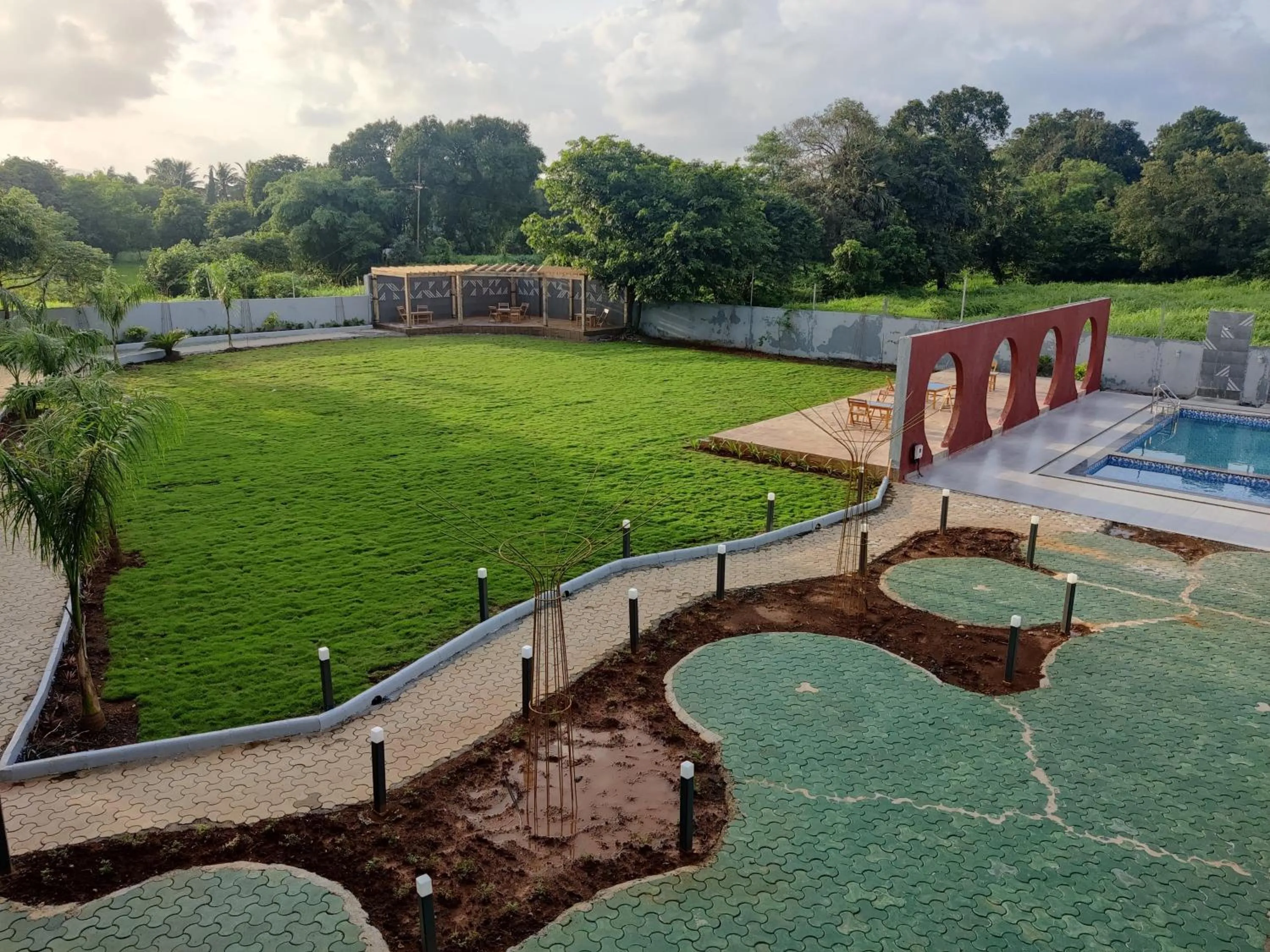 Bird's eye view in Pushp Vatika Resort & Lawns