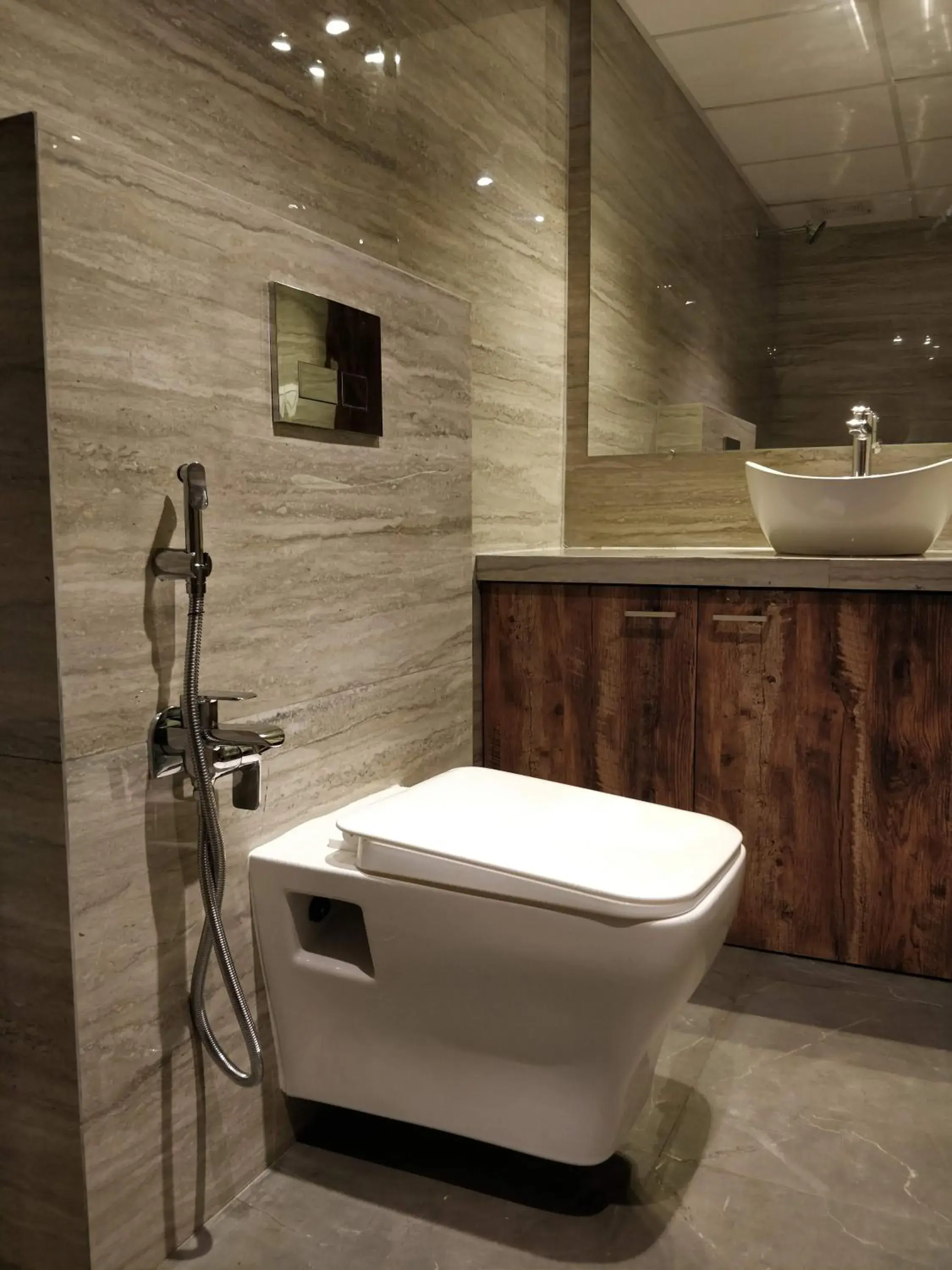 Bathroom in Pushp Vatika Resort & Lawns Bathroom in Pushp Vatika Resort & Lawns