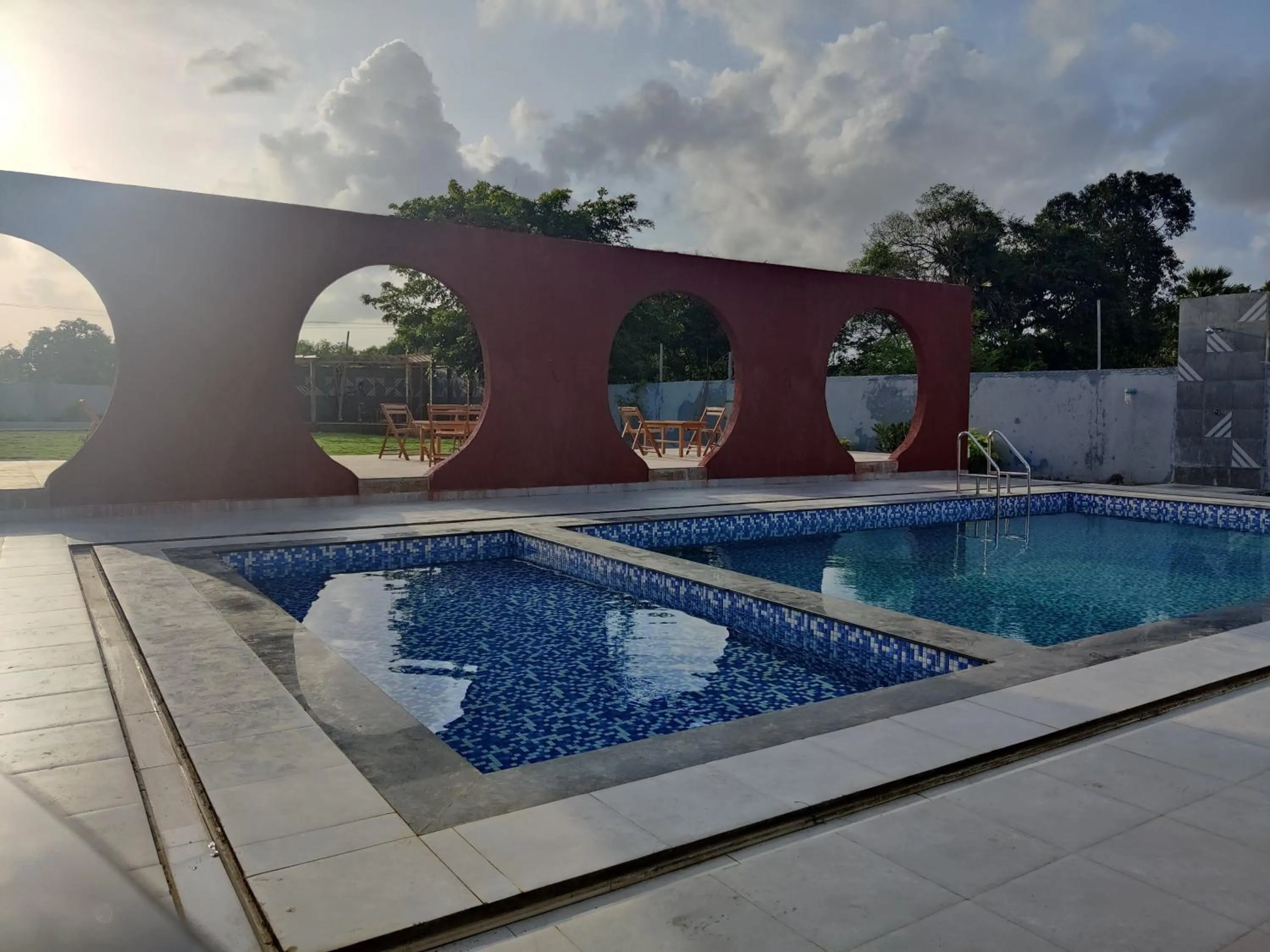 Pool view in Pushp Vatika Resort & Lawns