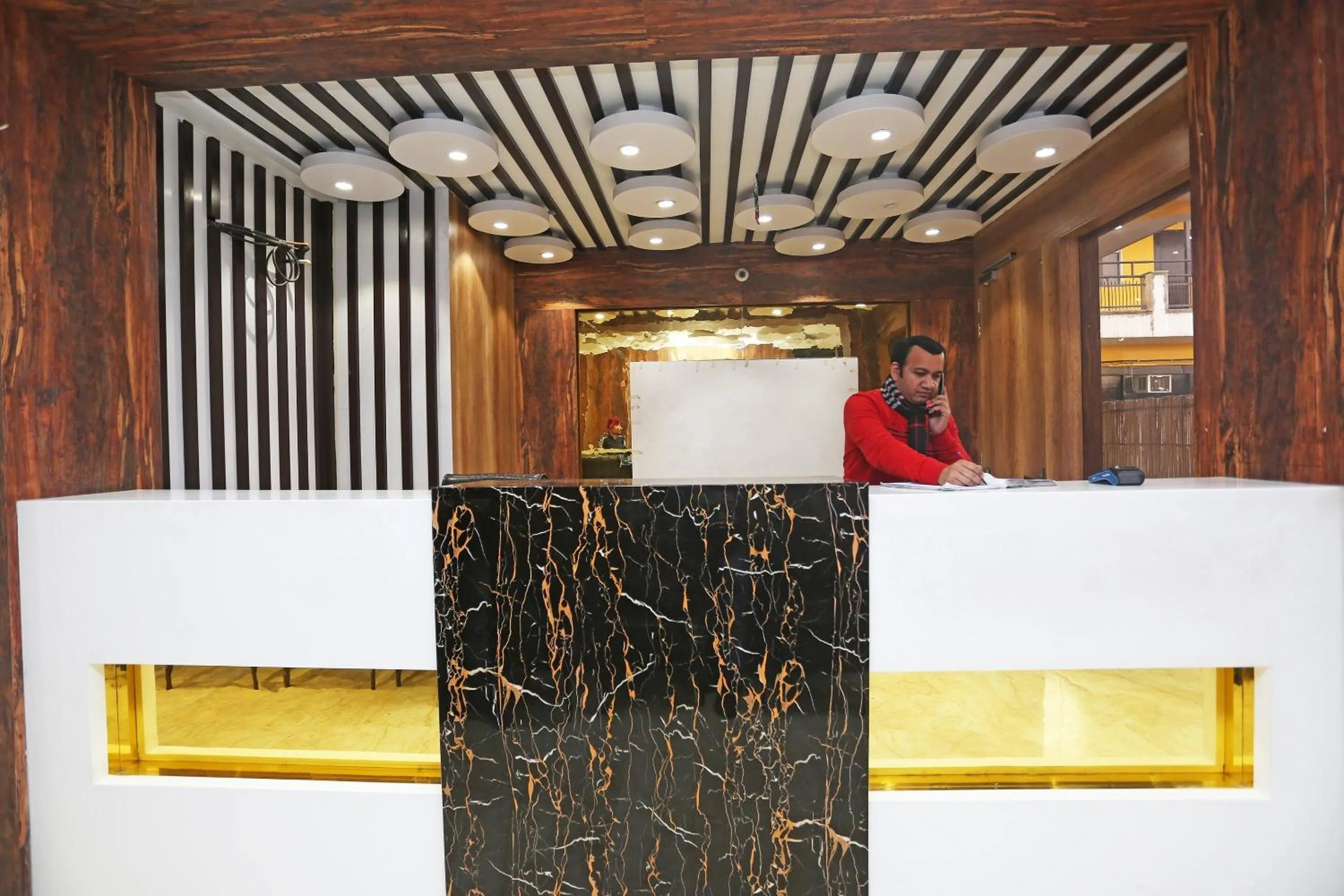 Lobby or reception in Hotel O Samrat