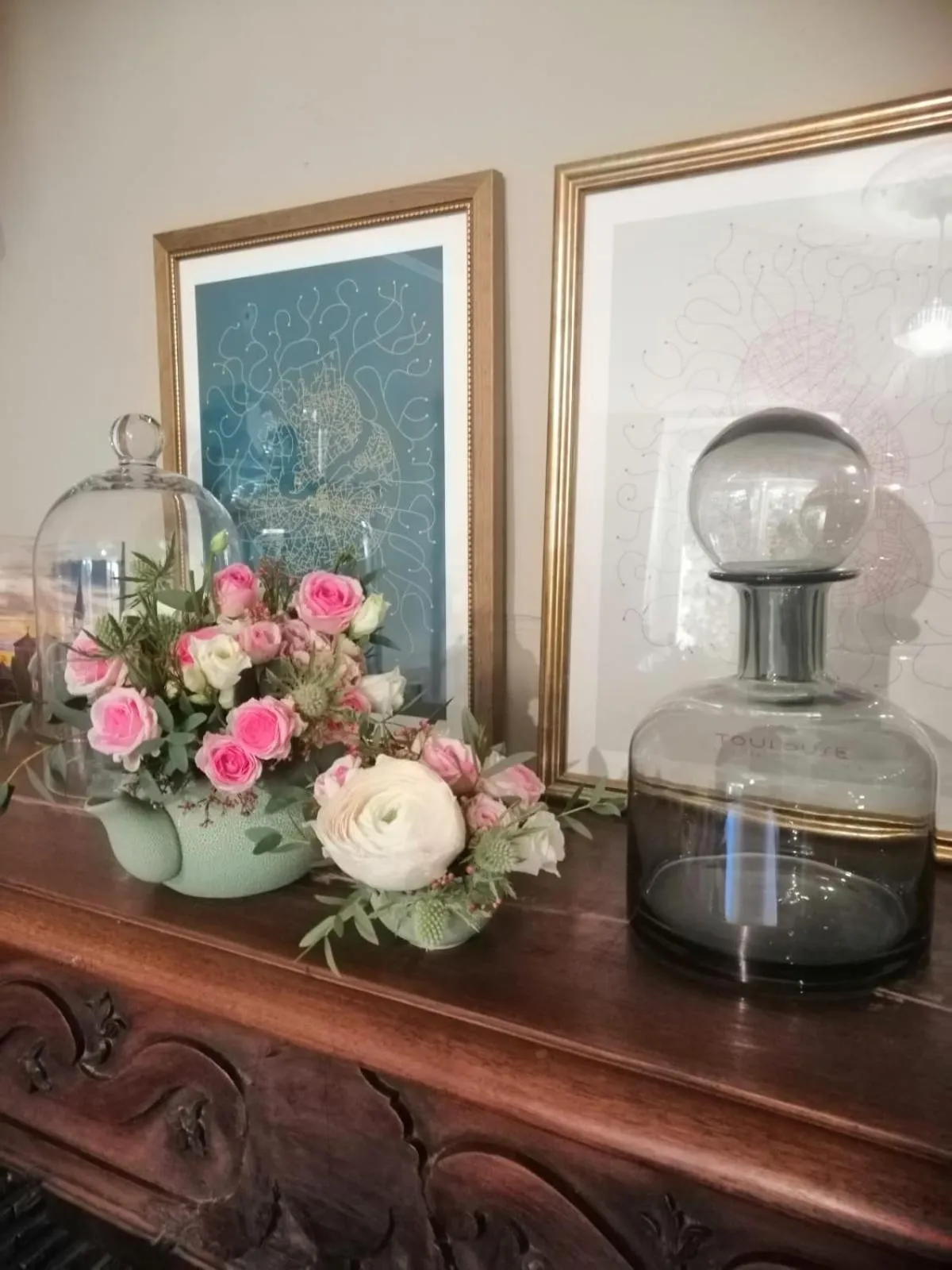 Living room in B&B La Maison de Julia