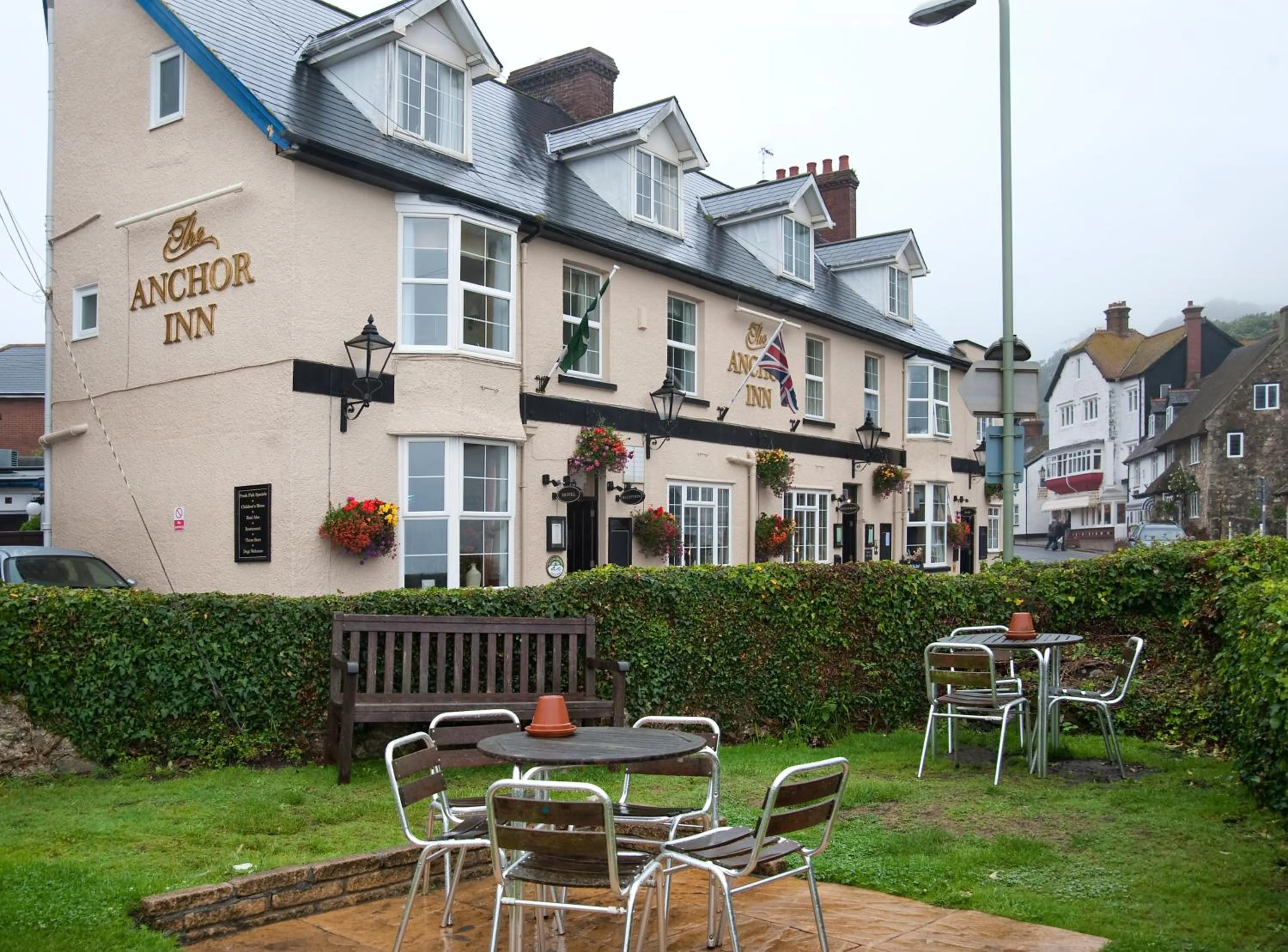 Patio in Anchor Inn by Greene King Inns
