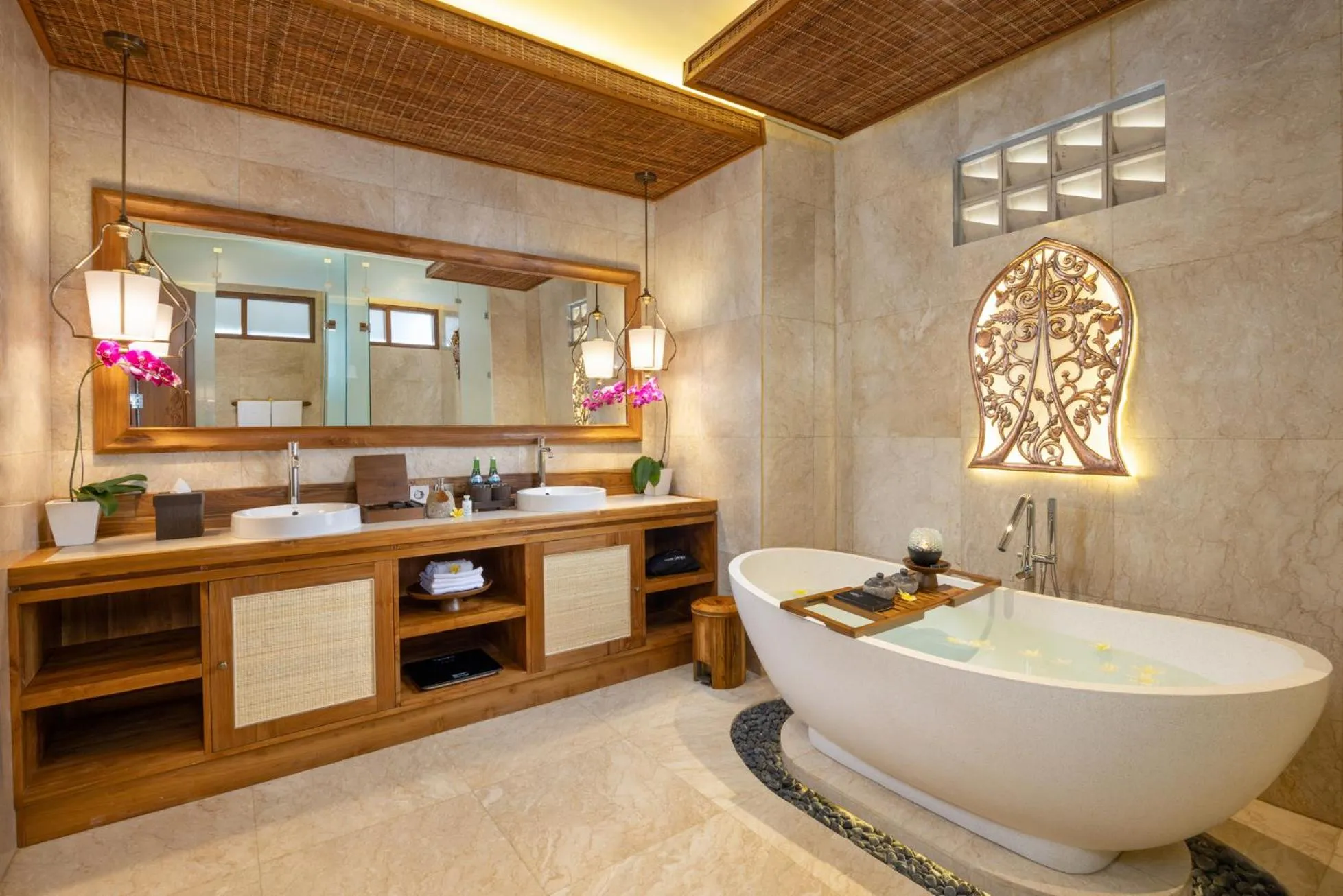 Bathroom in The Kayon Valley Resort