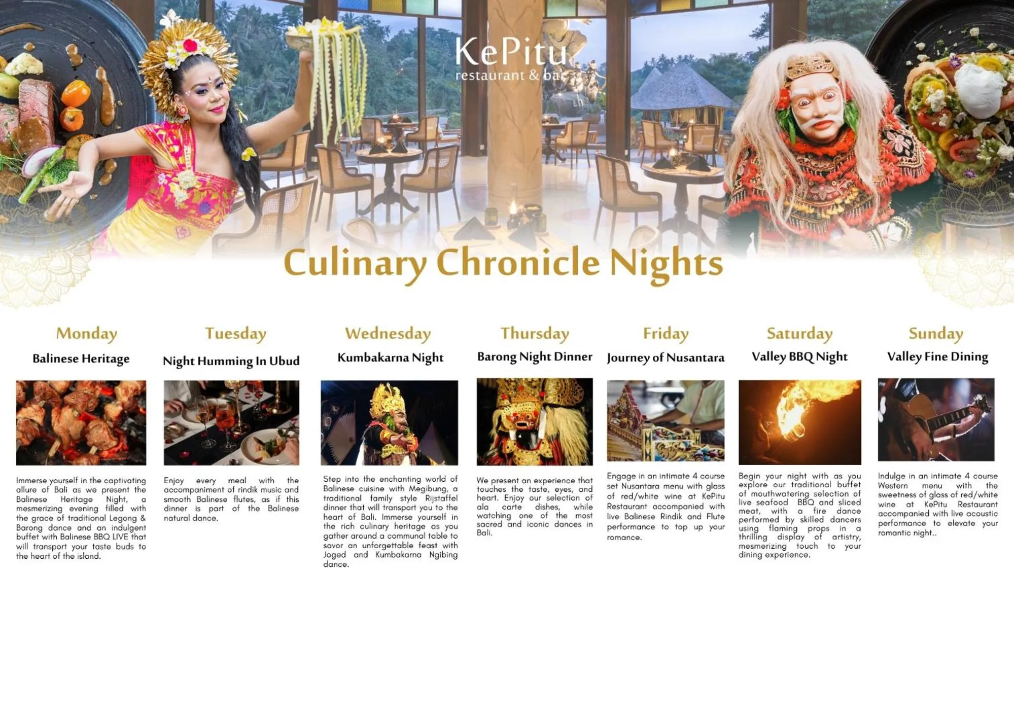 Entertainment in The Kayon Valley Resort