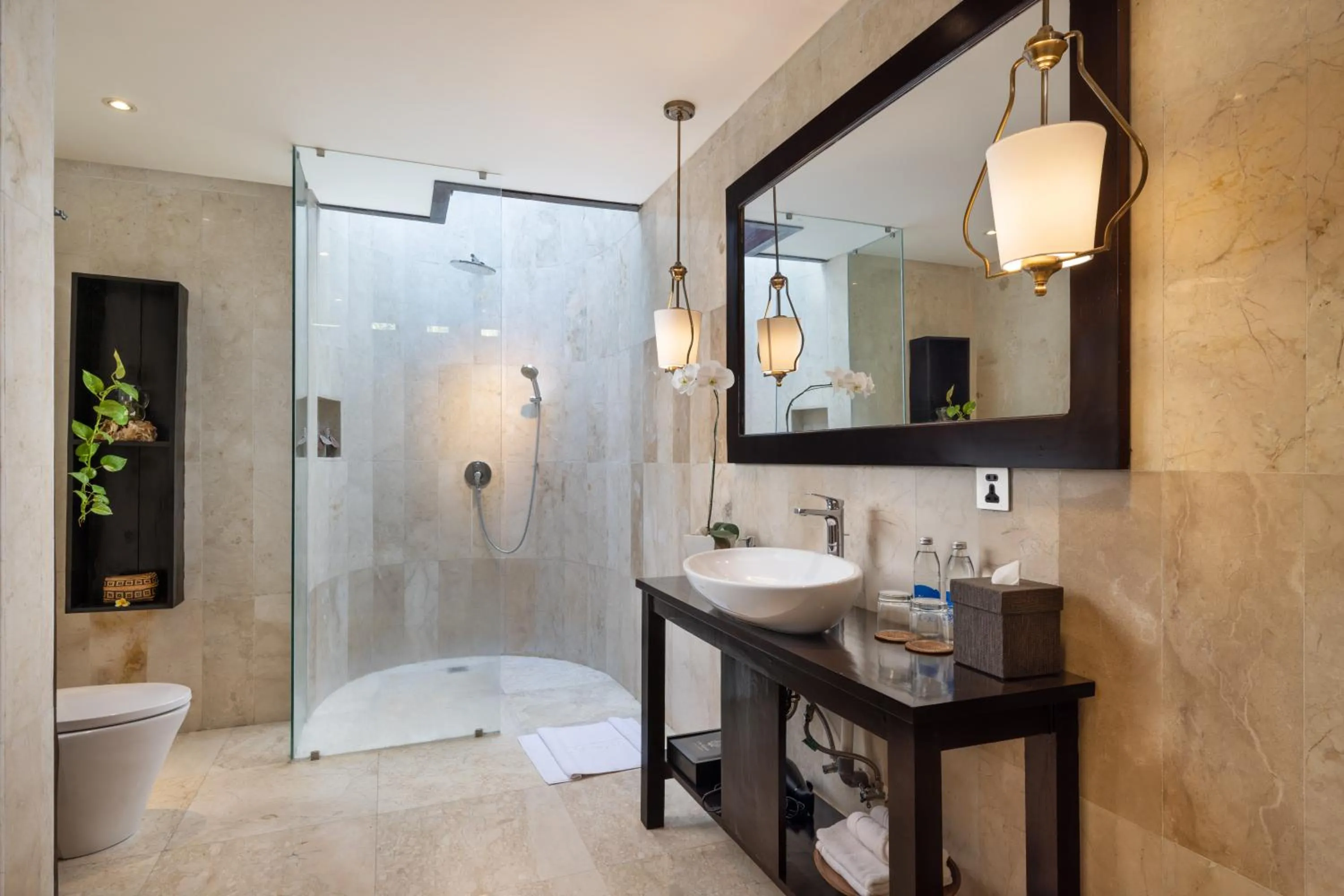 Bathroom in The Kayon Valley Resort