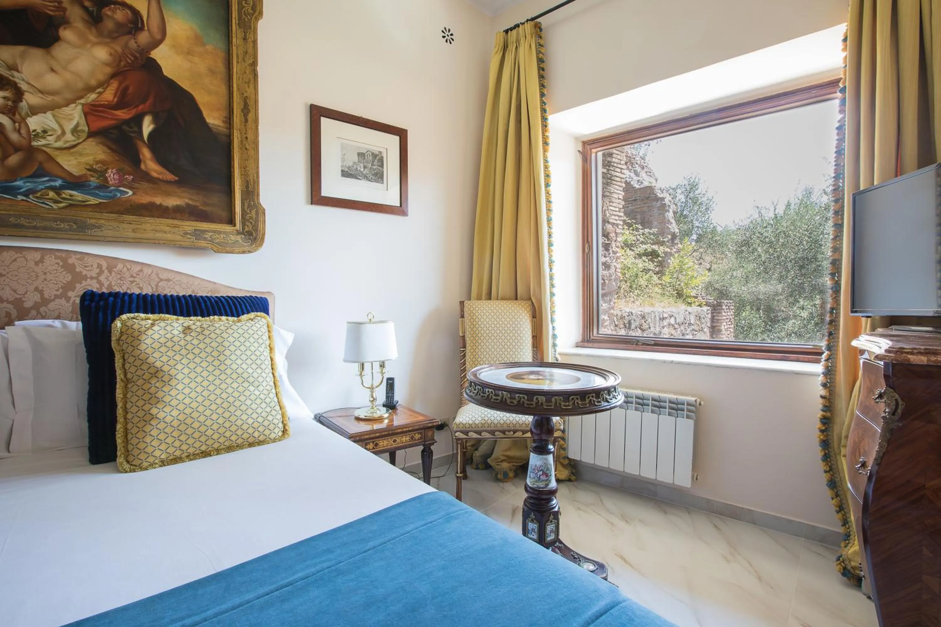 Bedroom, Bed in Il Monastero Collection