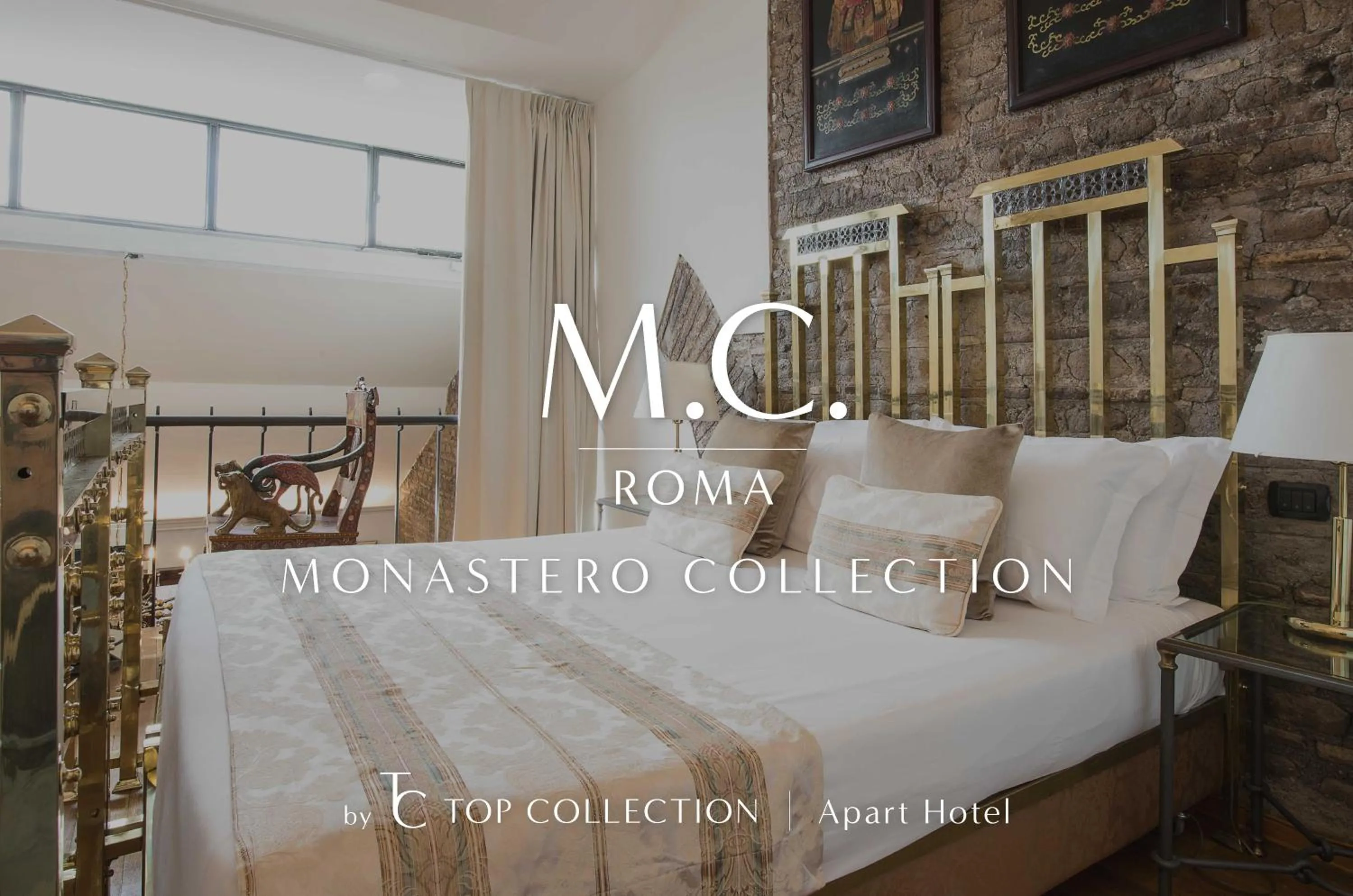 Bedroom, Bed in Il Monastero Collection