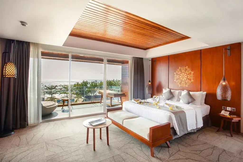 Bed in Jimbaran Bay Beach Resort and Spa by Prabhu Bed in Jimbaran Bay Beach Resort and Spa by Prabhu