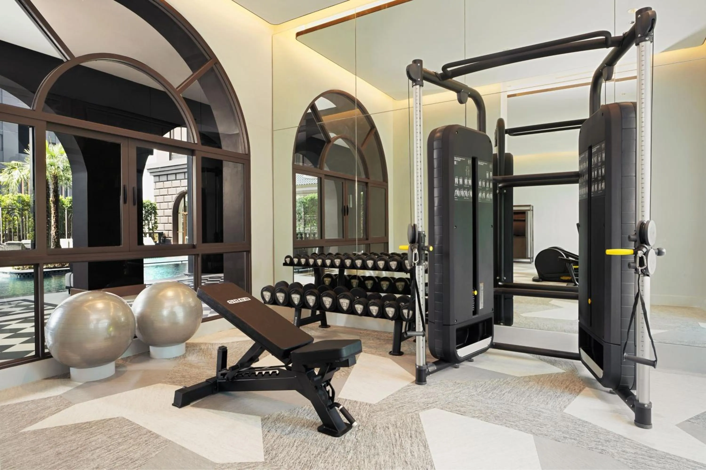 Fitness centre/facilities in Marriott Executive Apartments Bangkok, Sukhumvit 101