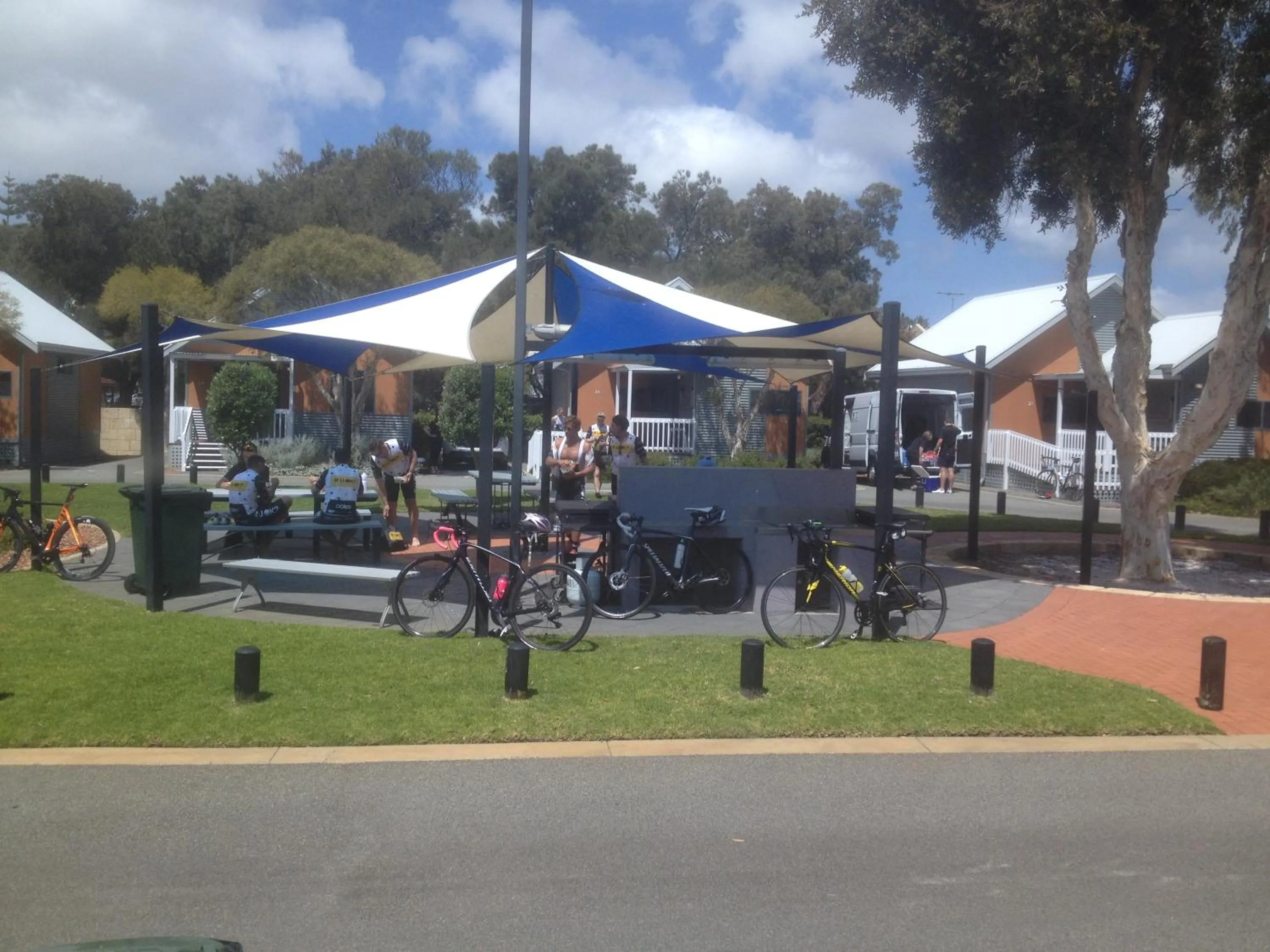 BBQ facilities in Mandurah Ocean Marina Chalets