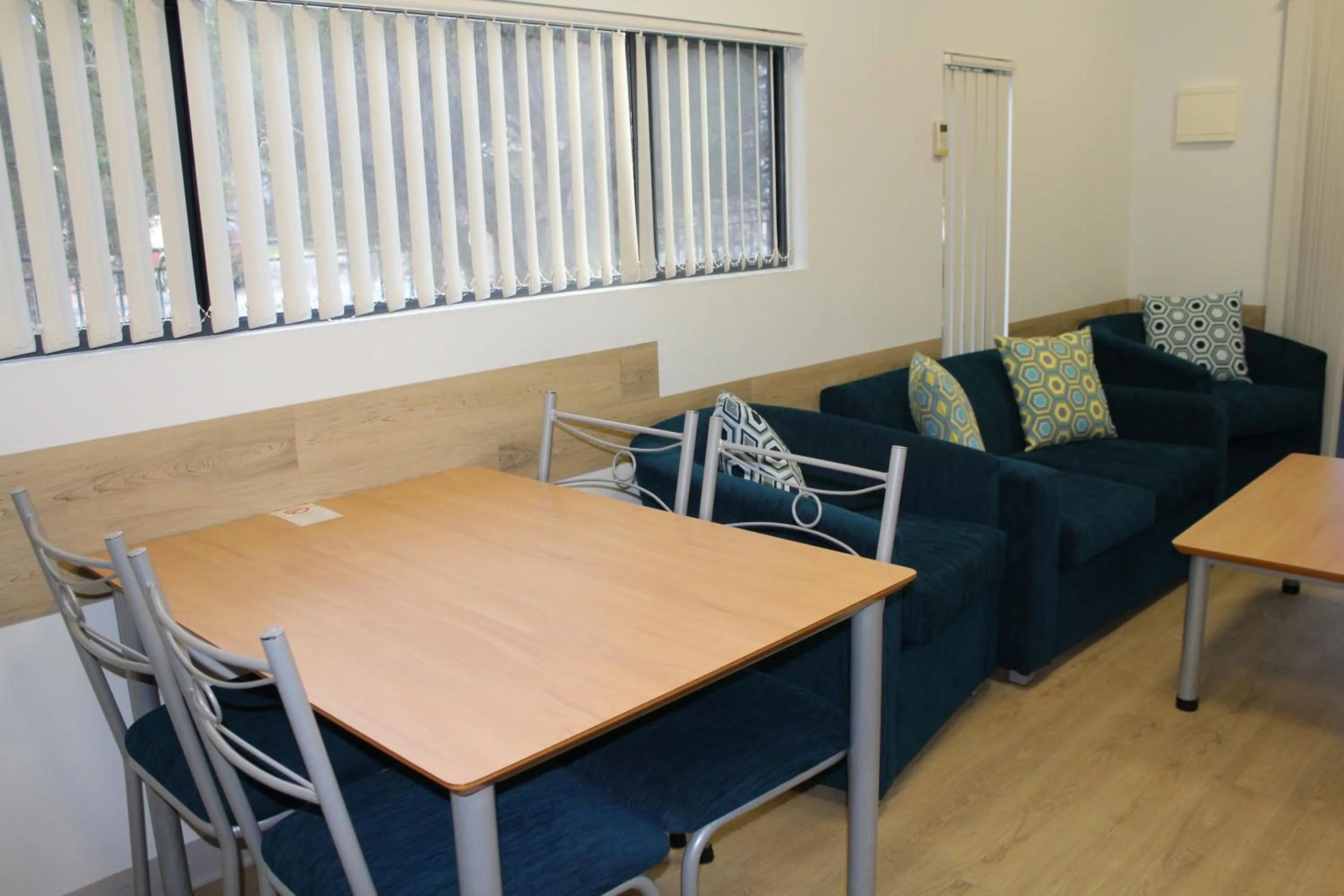 Living room in Mandurah Ocean Marina Chalets