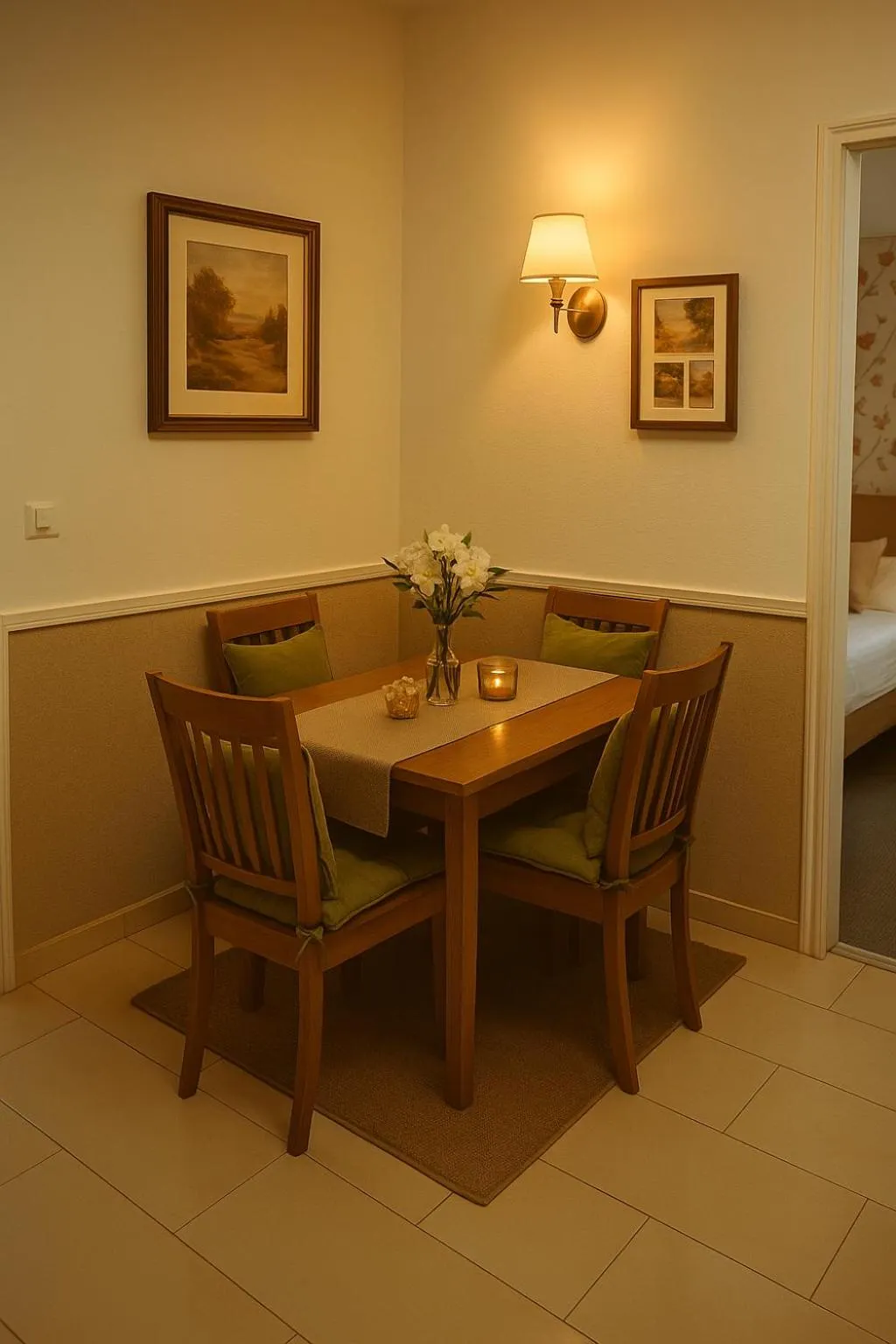 Dining area in Amfora Panzió