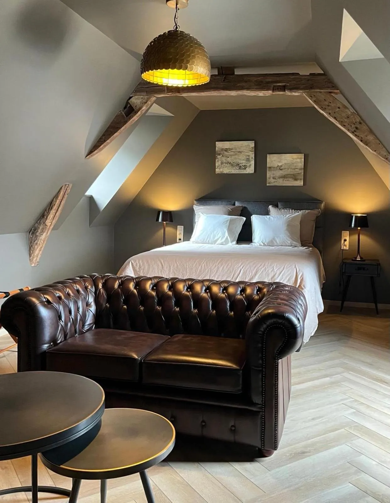 Bed in Hotel Saint Georges