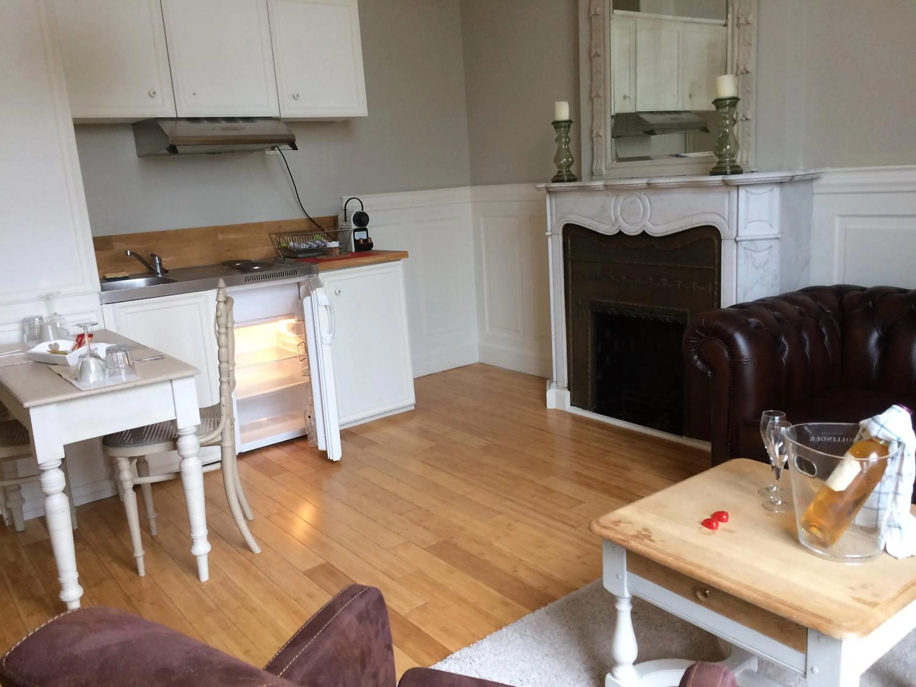 Kitchen or kitchenette in Hotel Saint Georges