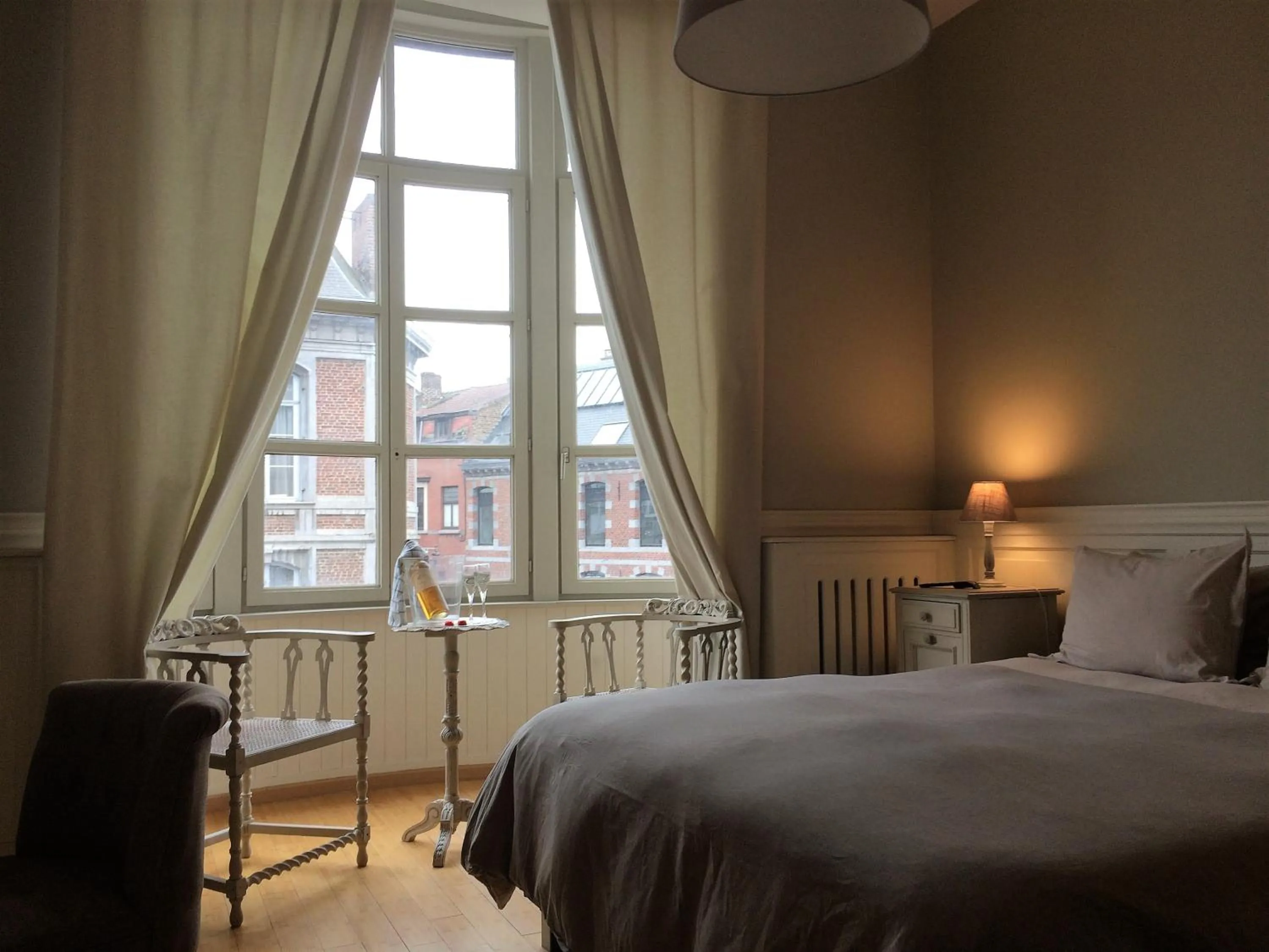 Balcony/Terrace, Bed in Hotel Saint Georges