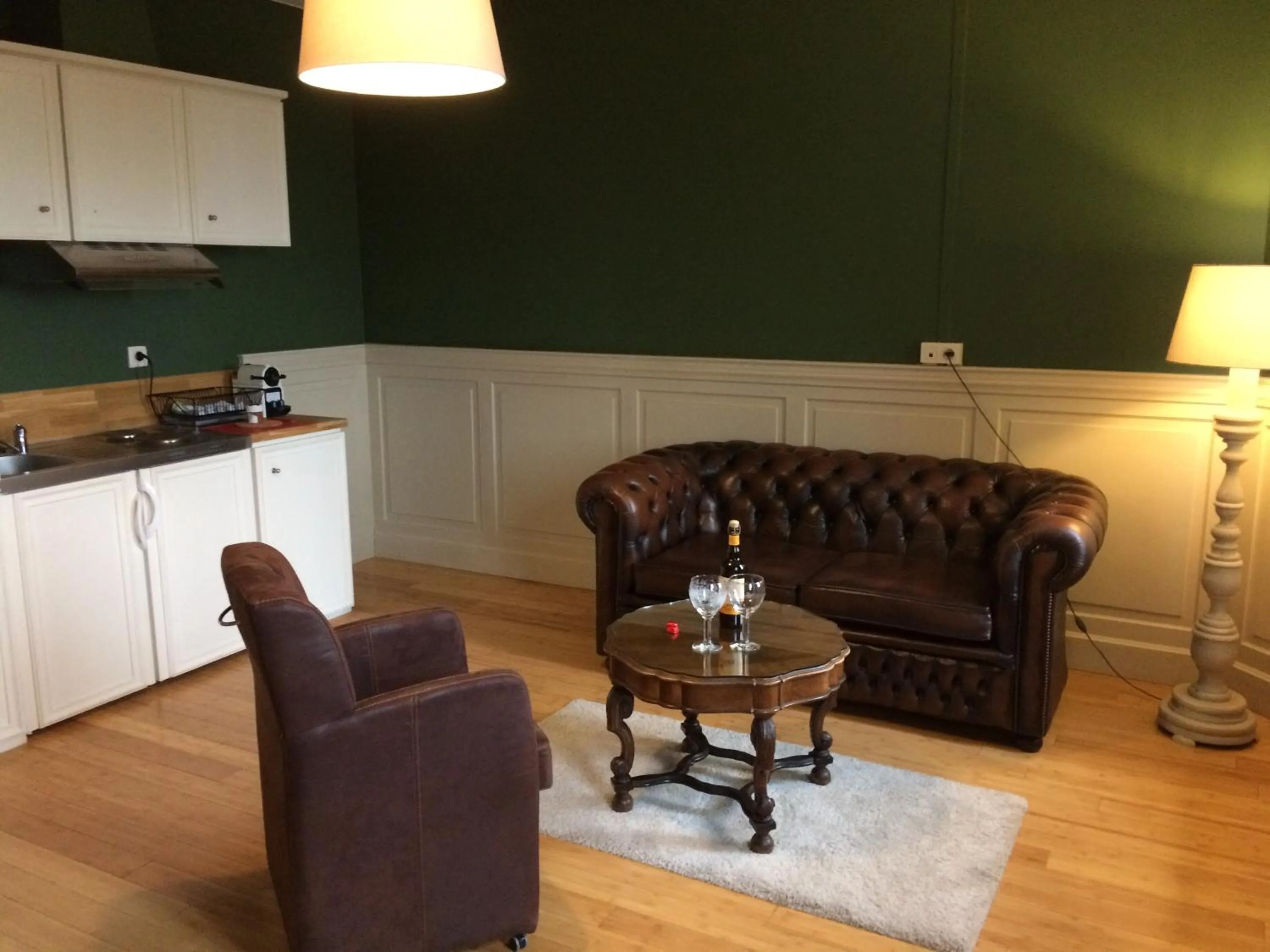 Kitchen or kitchenette in Hotel Saint Georges