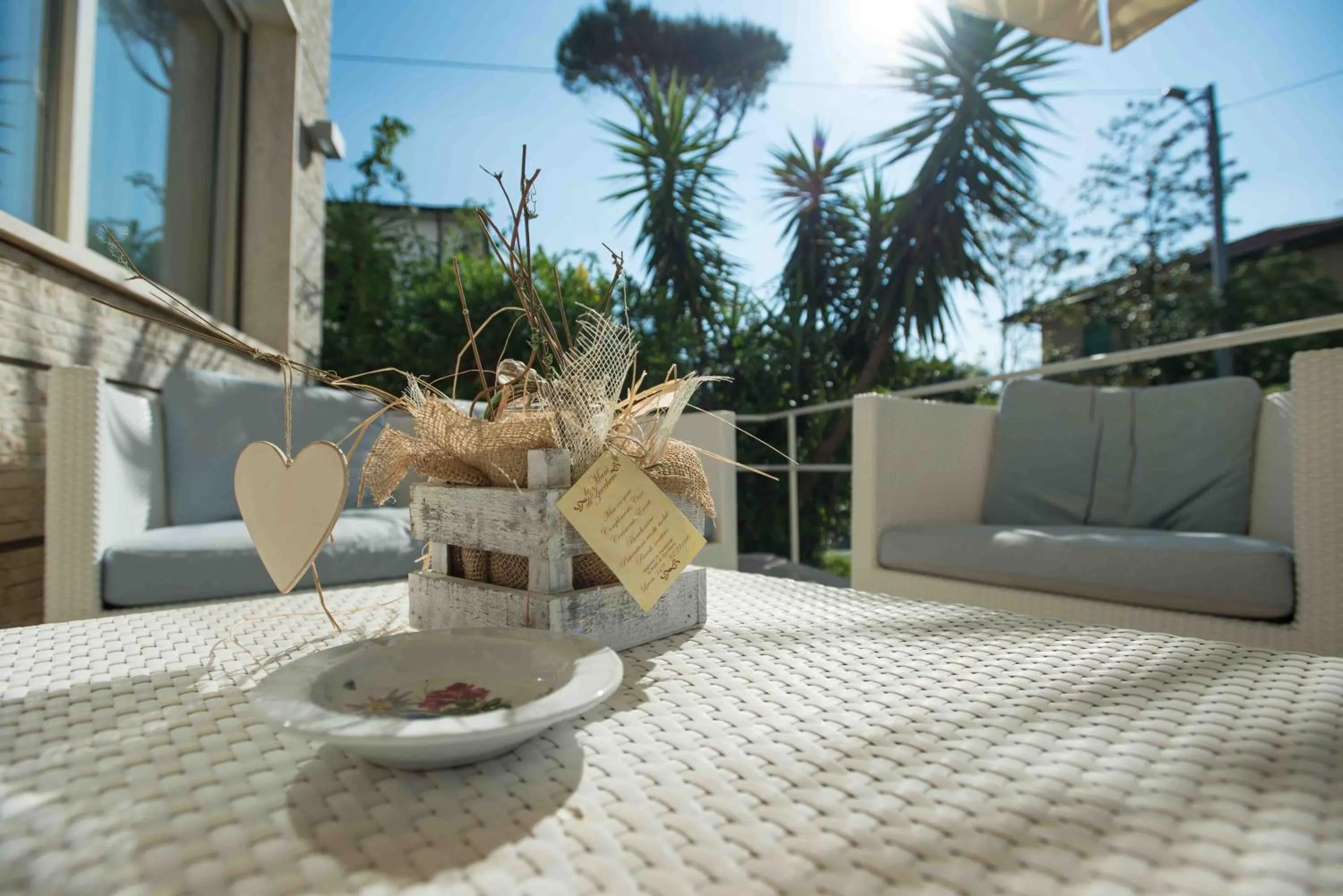 Patio in Hotel Crystal