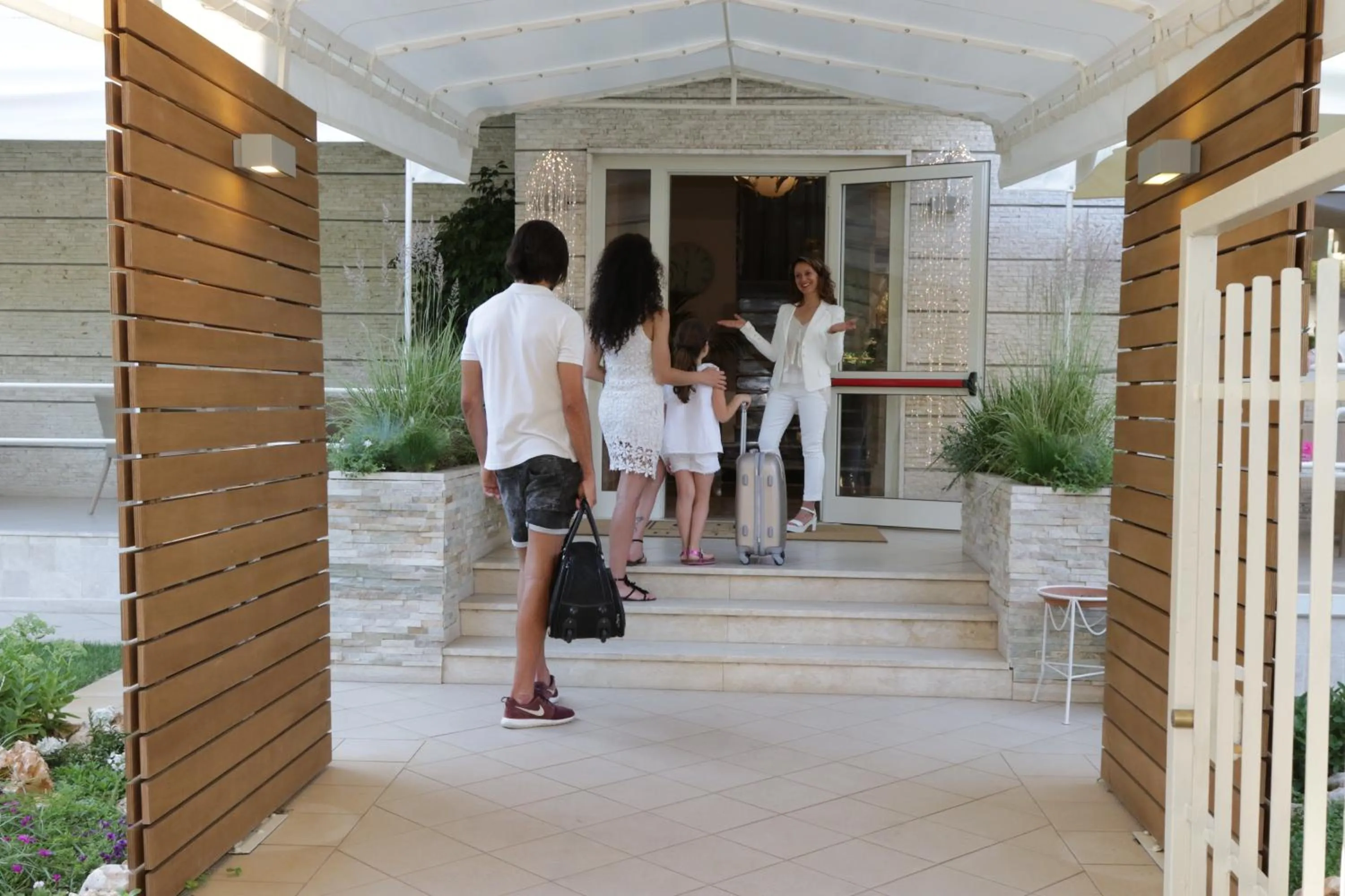 Patio in Hotel Crystal