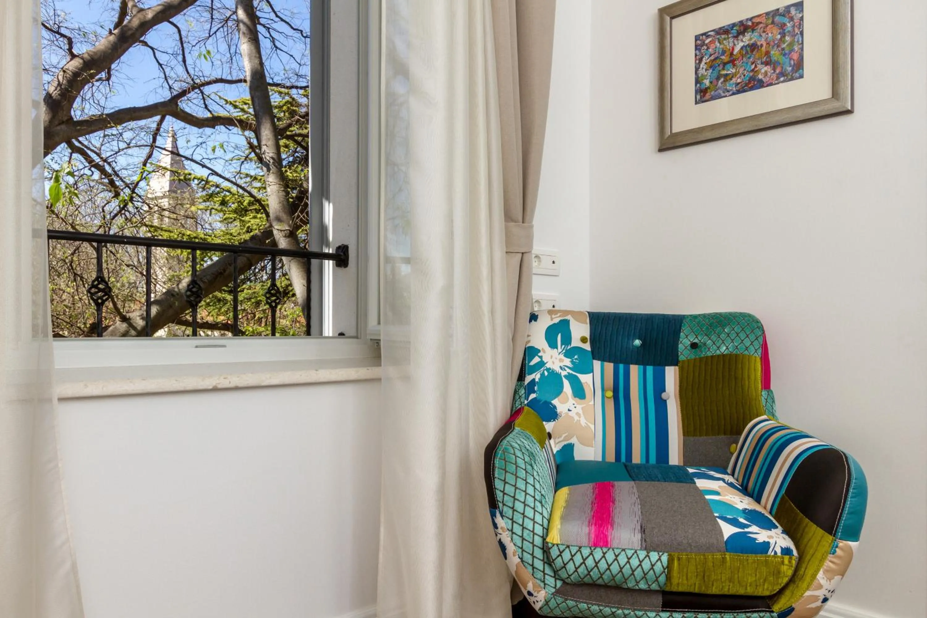 Garden view in Pellegrini Luxury Rooms