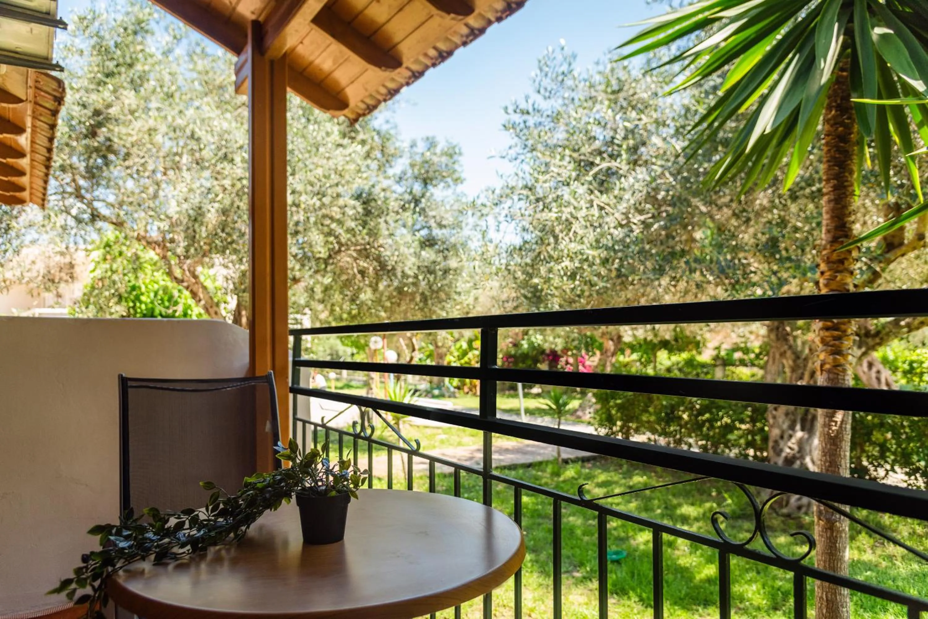 Balcony/Terrace in Kalypso studio Resorts