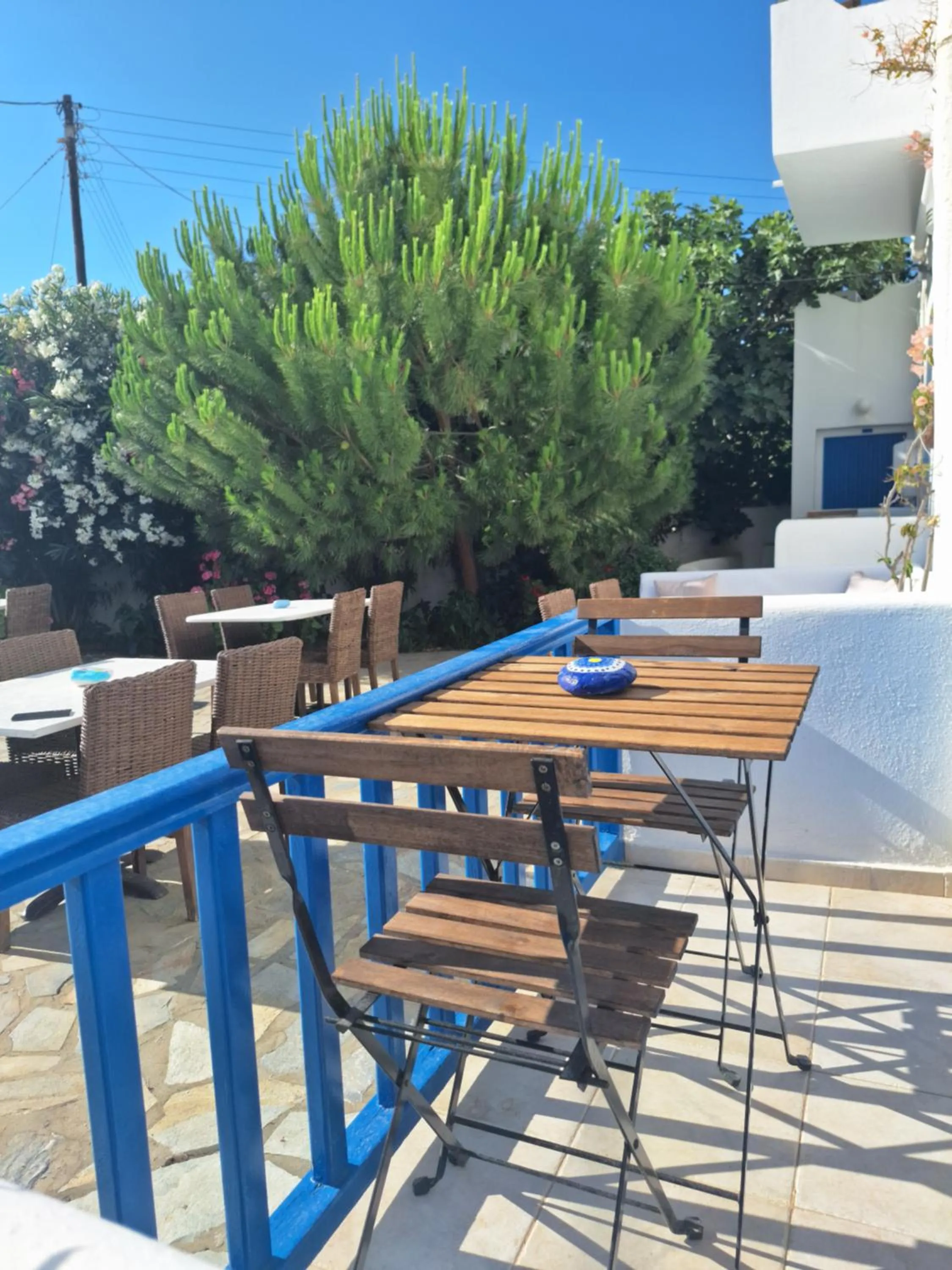 Balcony/Terrace in Εvi Evan Hotel