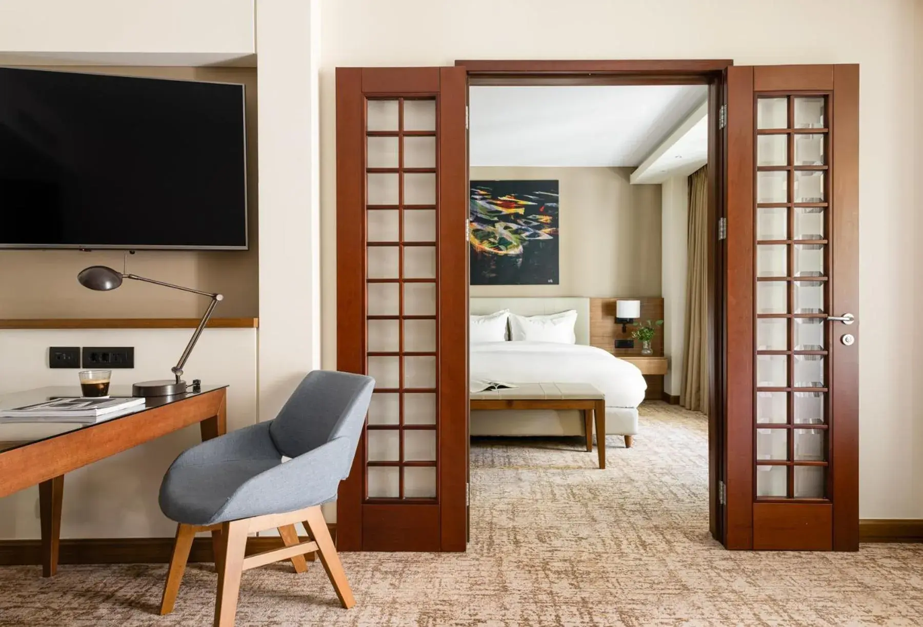 Bedroom, Bed in Hyatt Regency Thessaloniki Bedroom, Bed in Hyatt Regency Thessaloniki