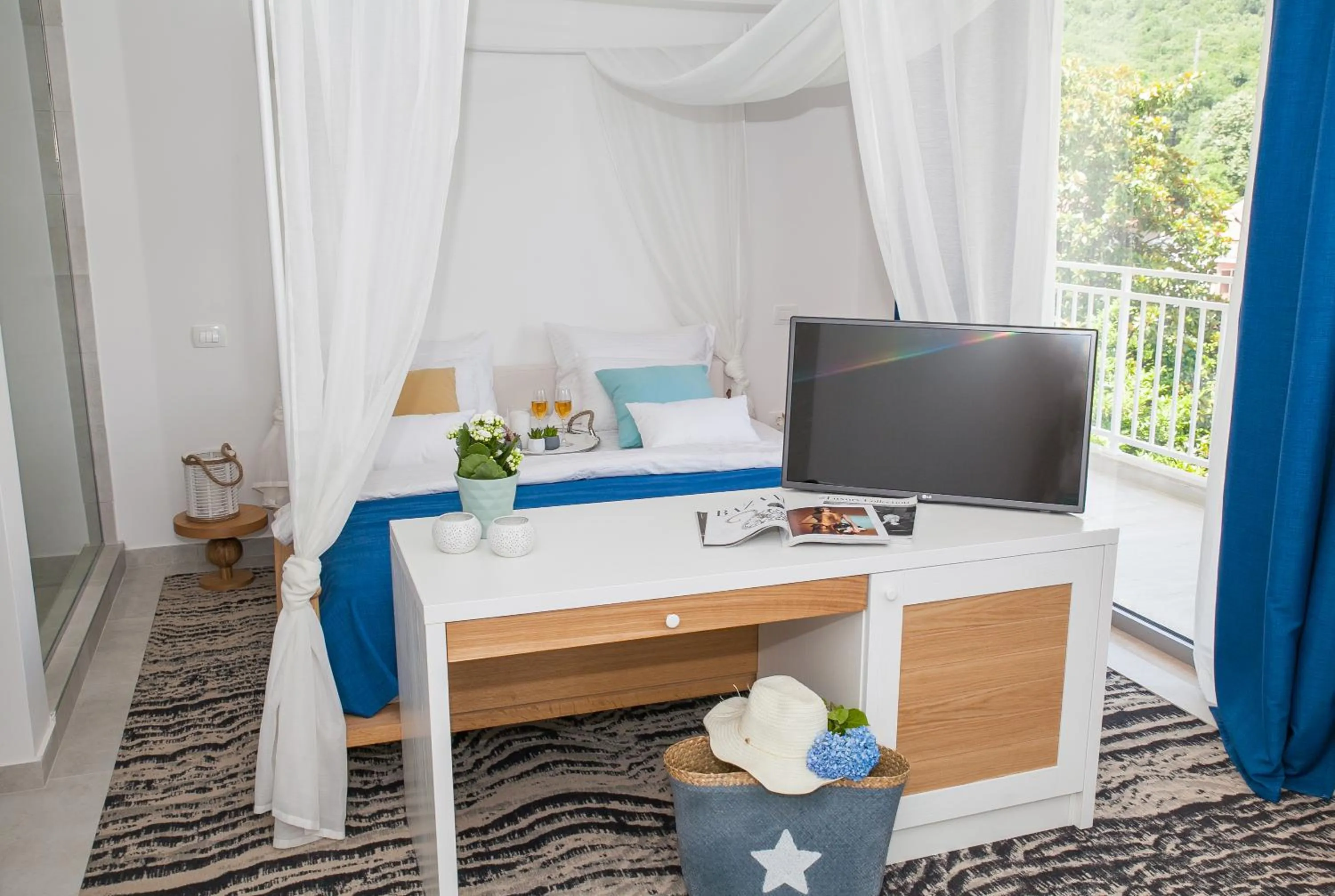 Bed in Hotel Casa del Mare - Blanche