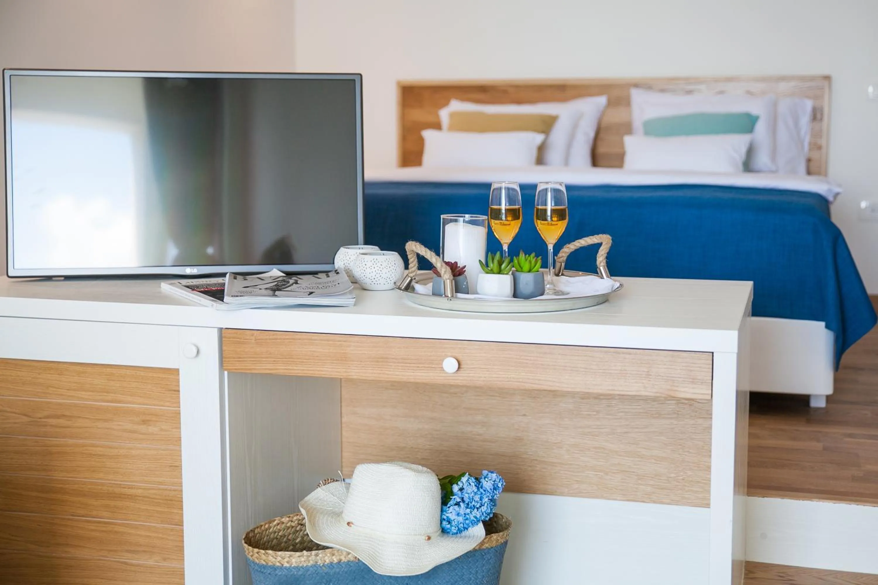 Bed in Hotel Casa del Mare - Blanche
