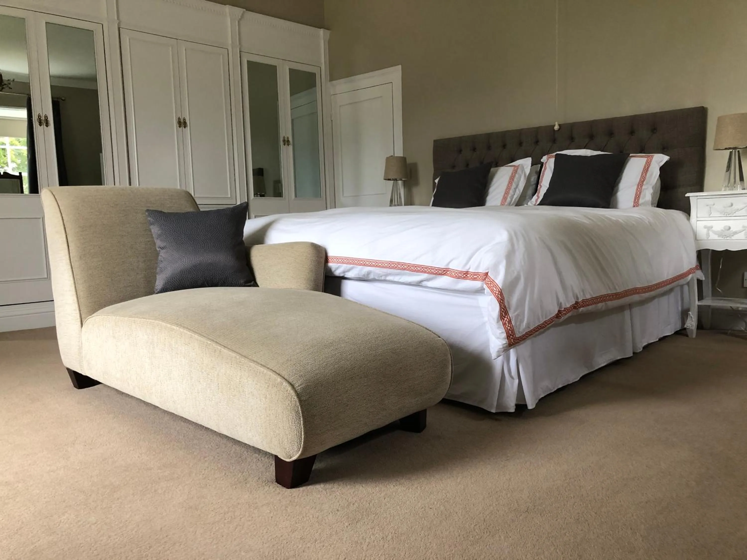 Bed in Apuldram Manor farm