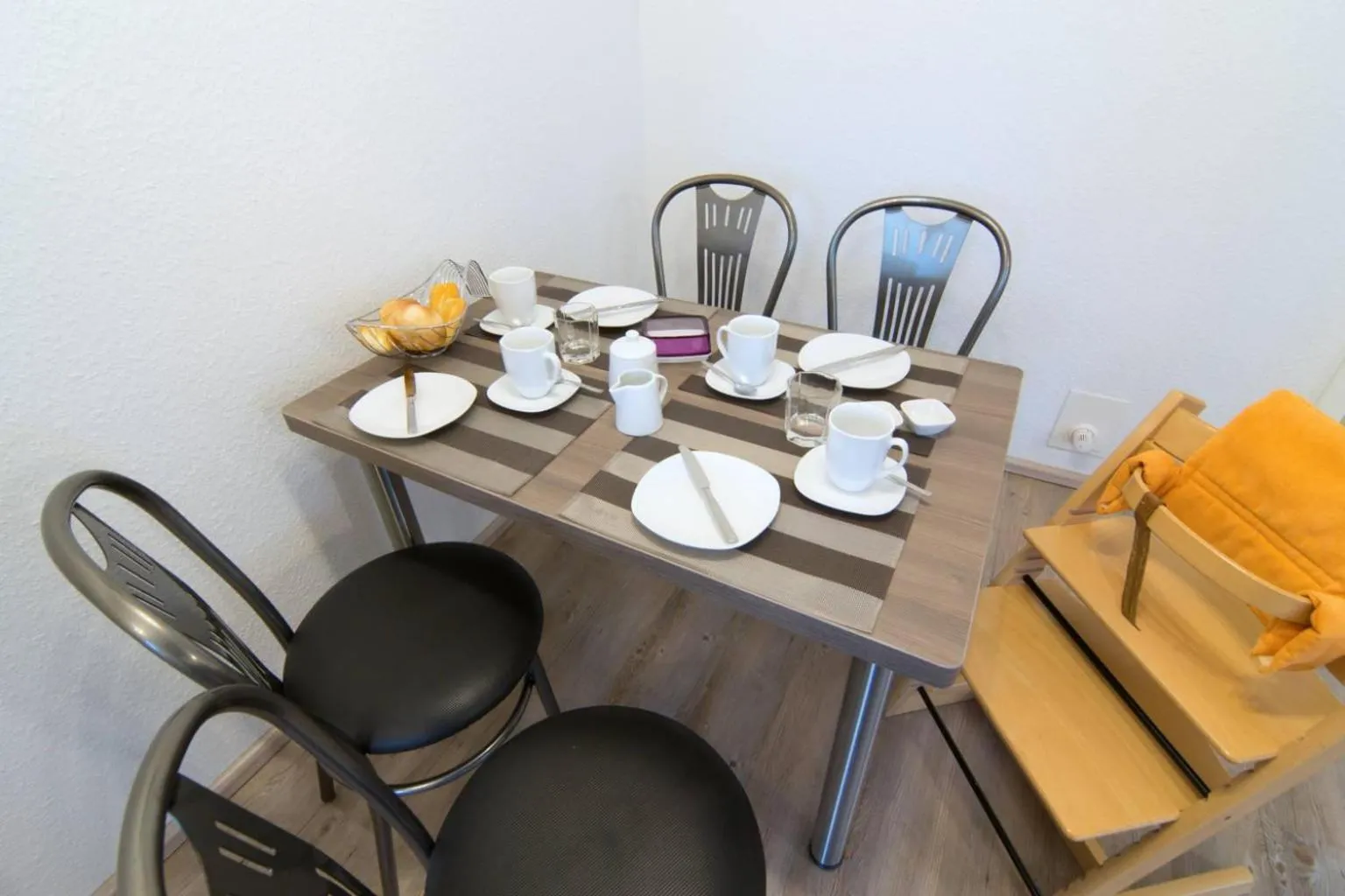 Kitchen or kitchenette in Ferienwohnung Endlich Urlaub