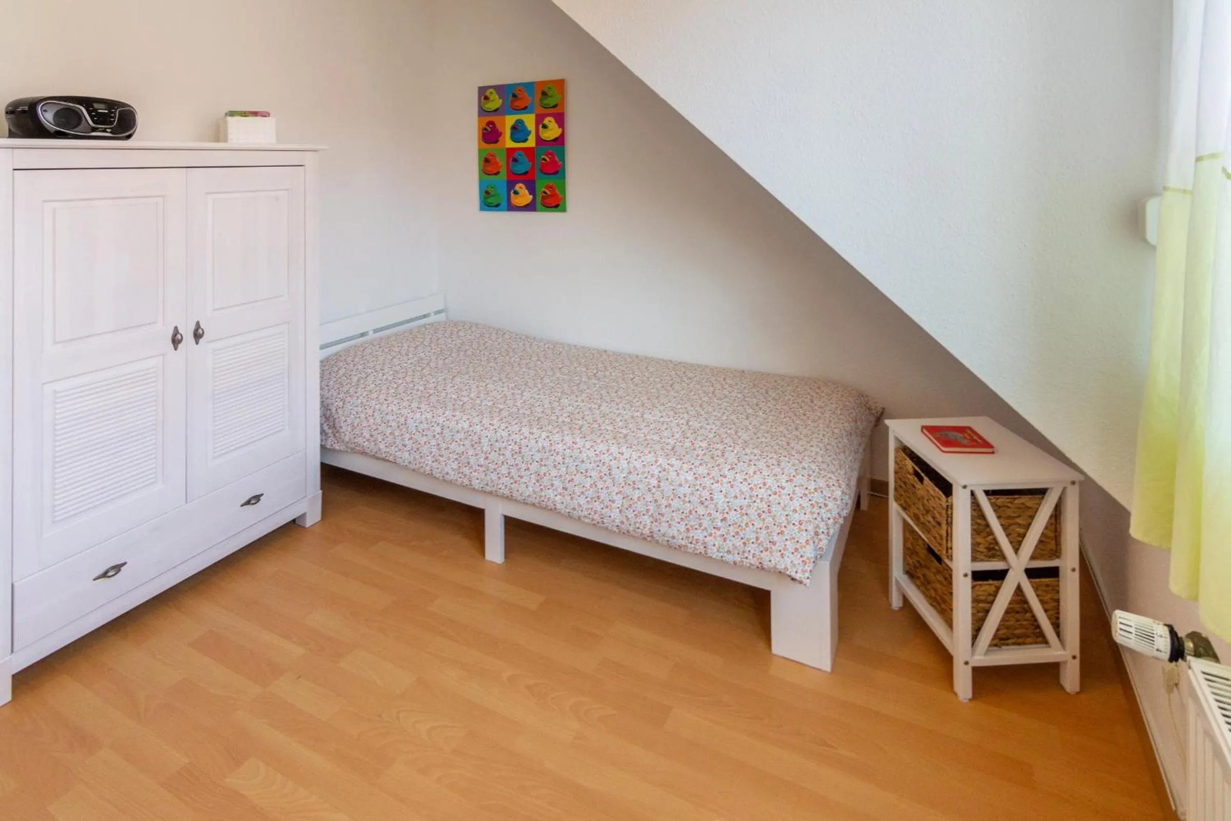 Bedroom, Bed in Ferienhaus Inselrosen