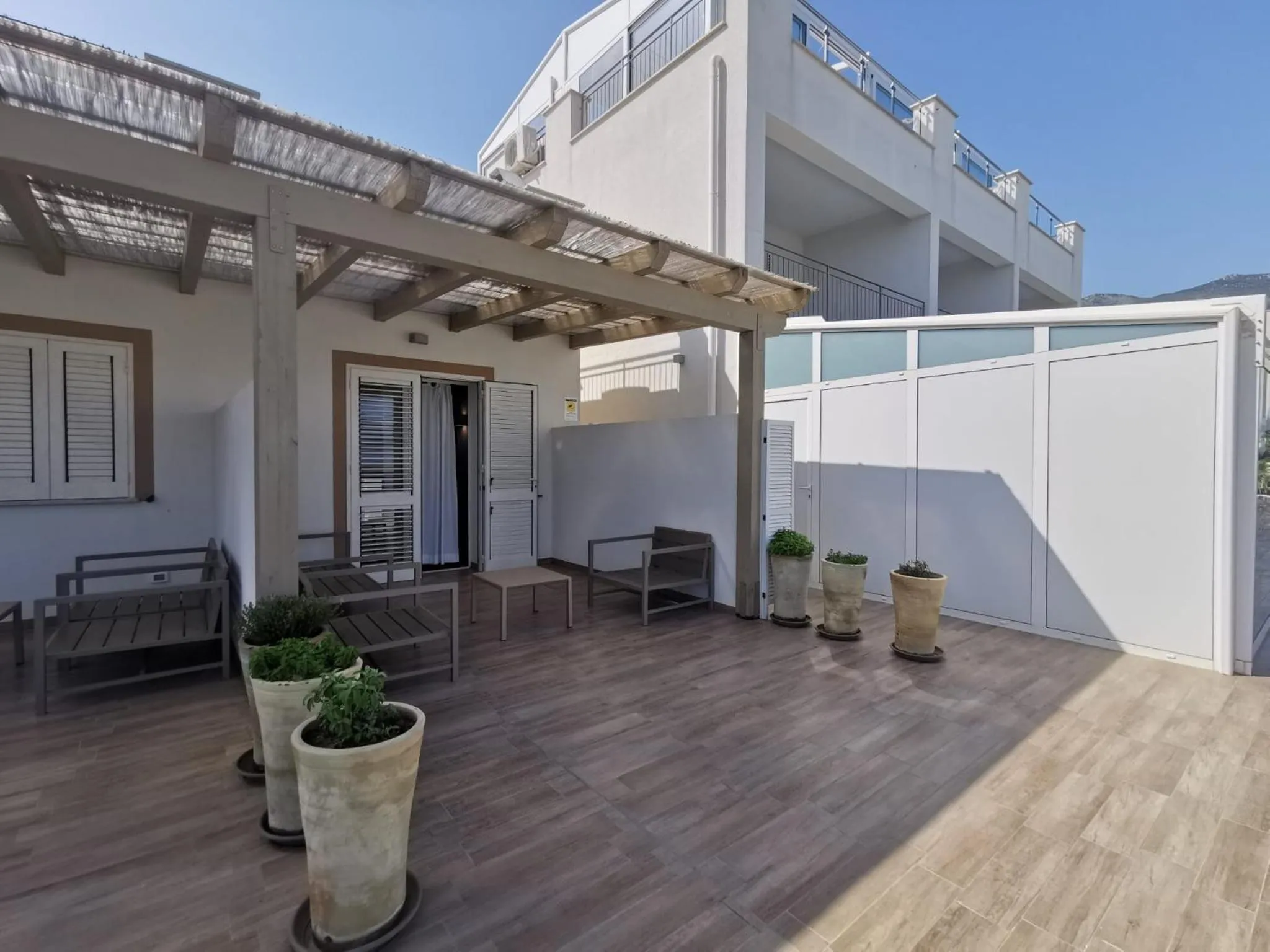 Patio in La Blanca Resort & Spa