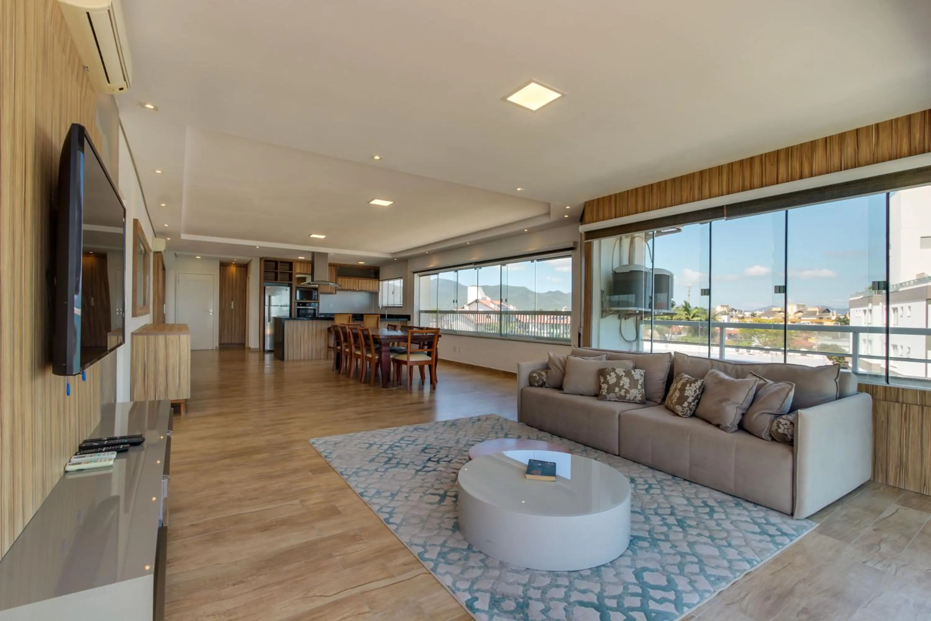 Living room in Imigrantes Apart Hotel