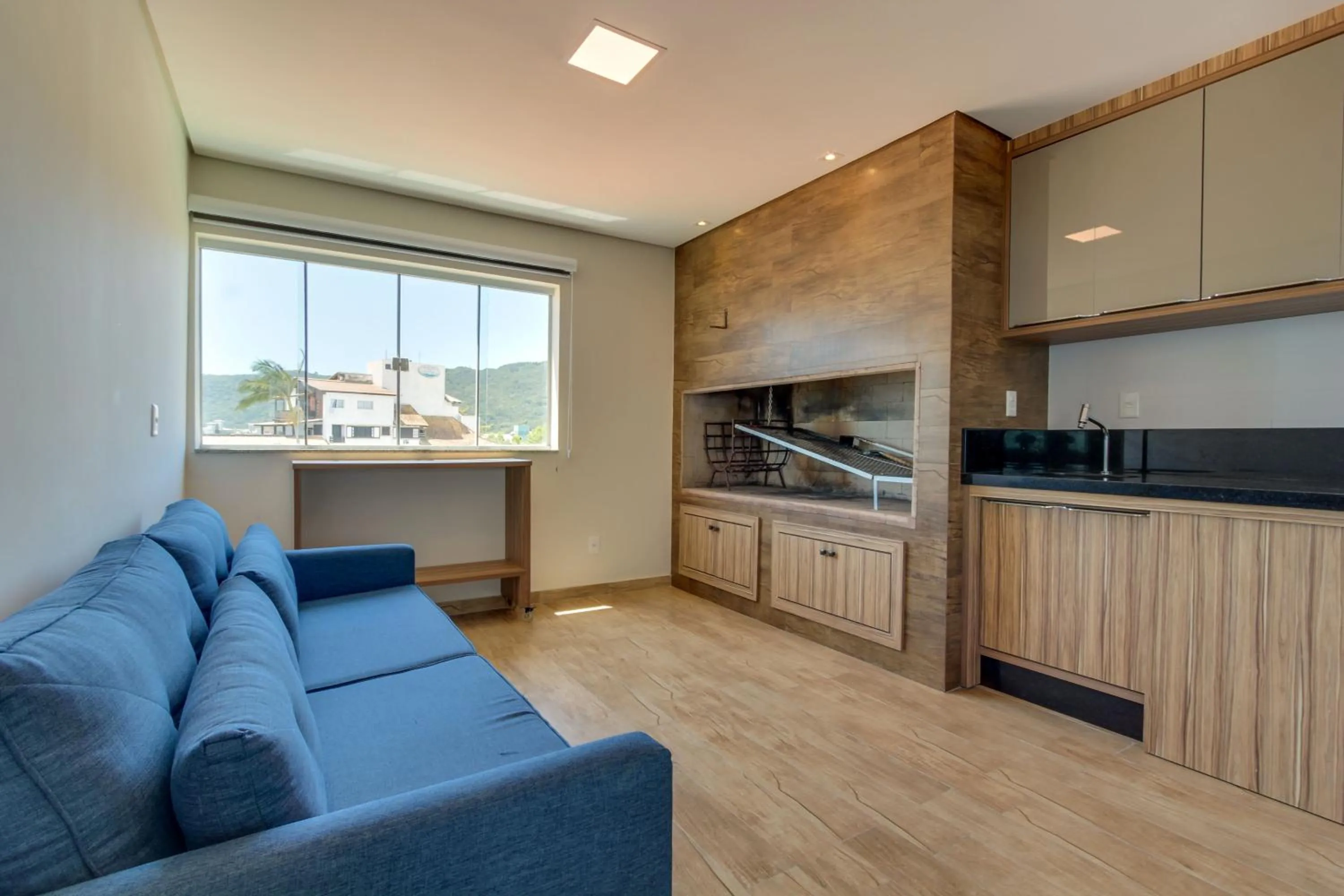 BBQ facilities in Imigrantes Apart Hotel