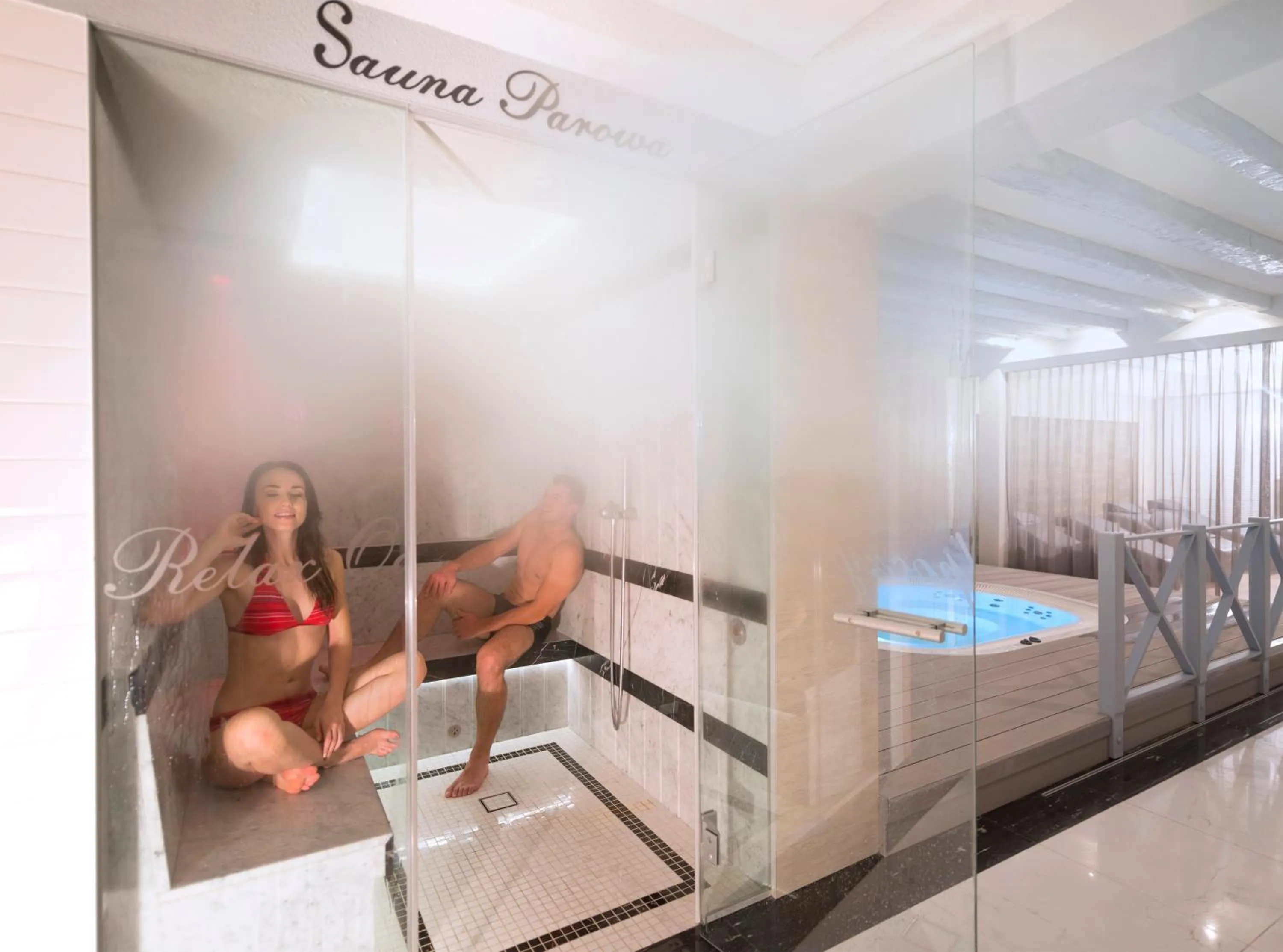 Steam room in Neptuno Resort & Spa