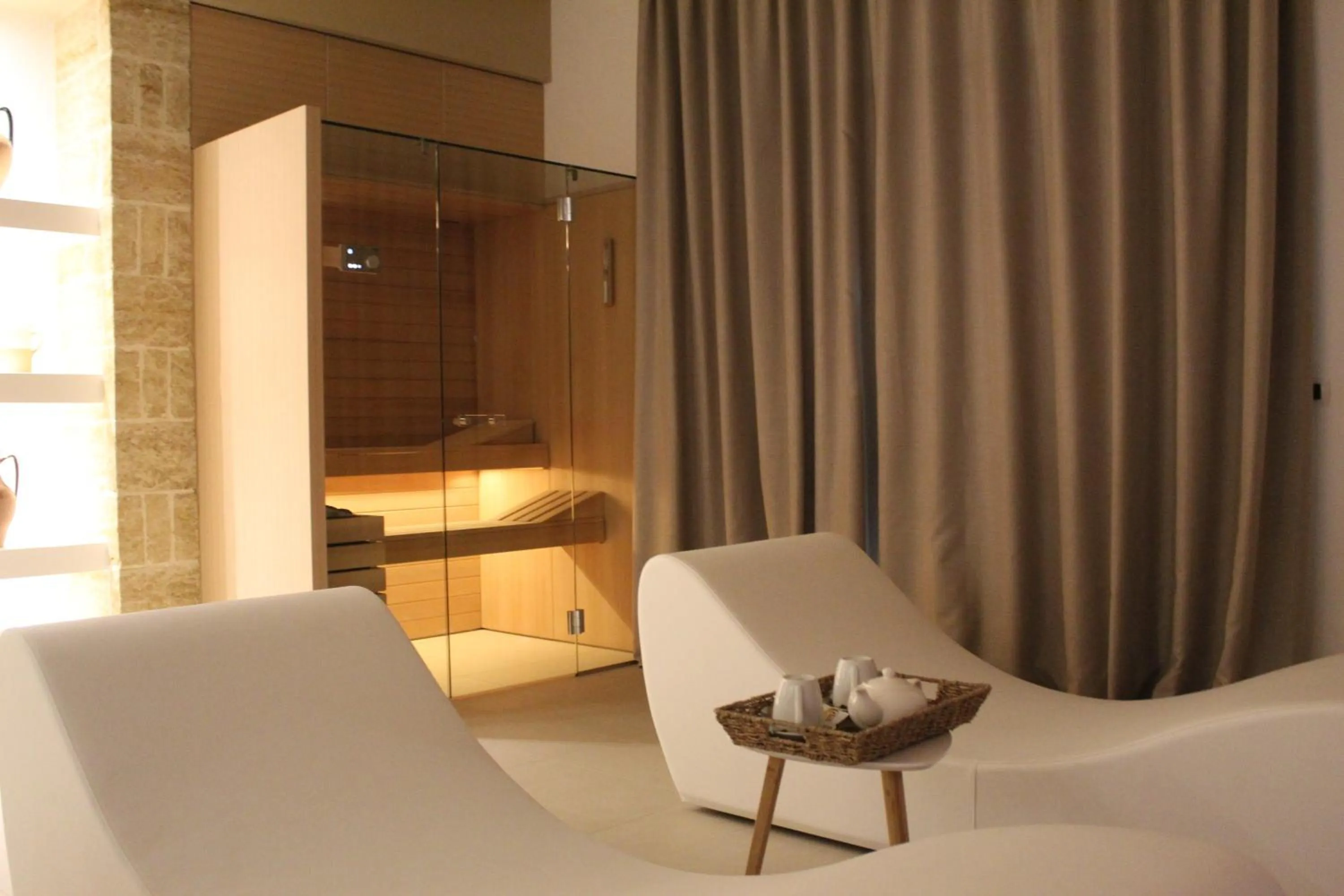 Sauna, Bed in Masseria Relais Santa Teresa