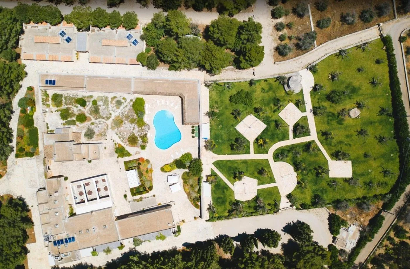Bird's eye view in Masseria Relais Santa Teresa