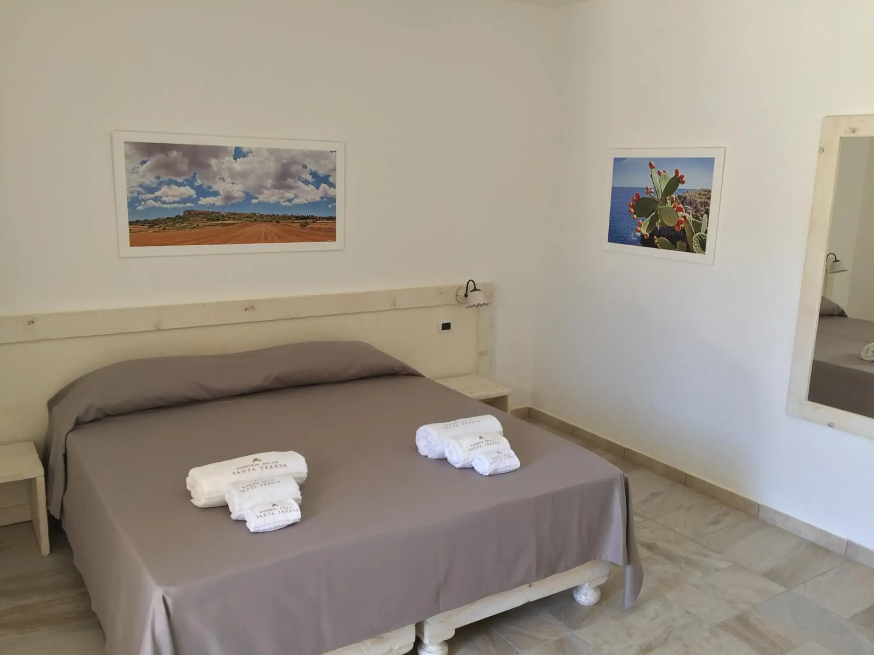 Bed in Masseria Relais Santa Teresa Bed in Masseria Relais Santa Teresa