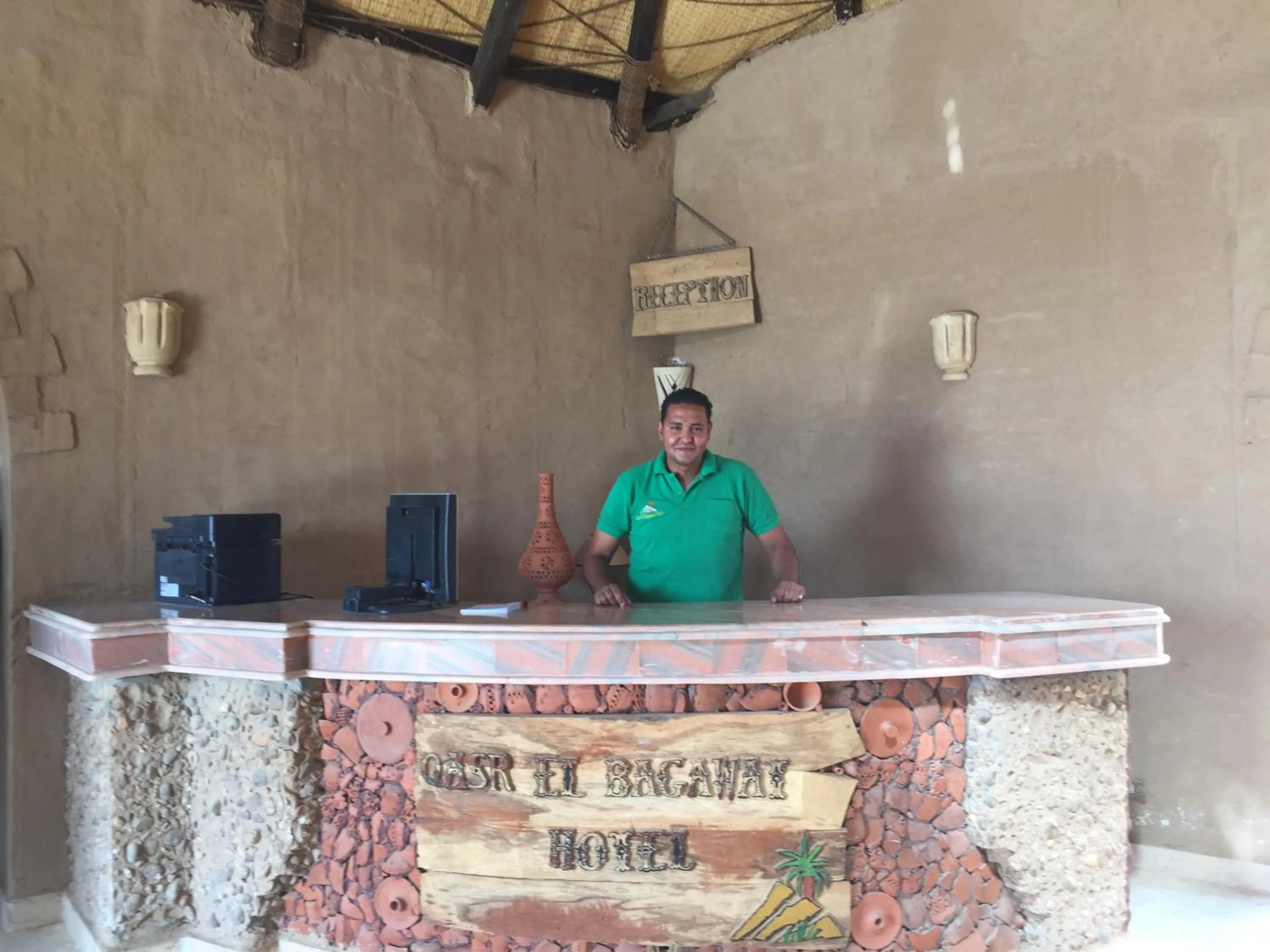 Staff in Qasr El Bagawat Hotel