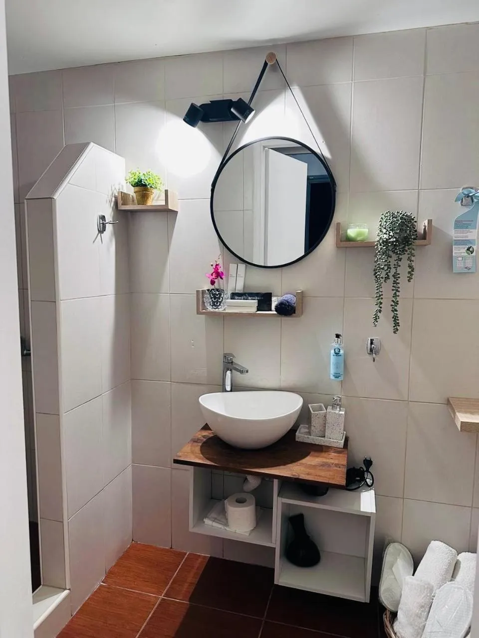 Bathroom in Mare Nostrum Santo