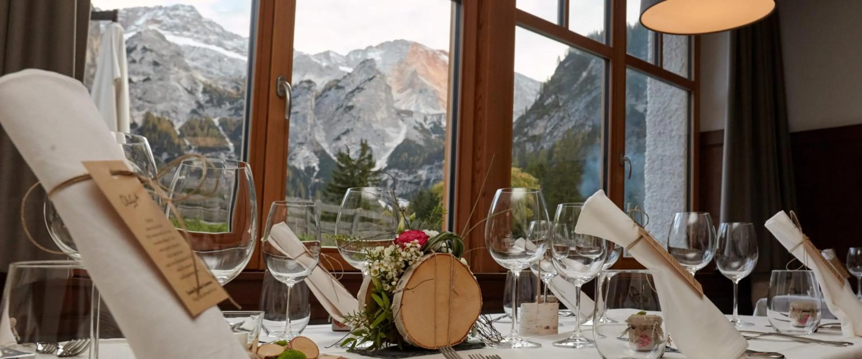 Restaurant/places to eat in Alpin Natur Hotel Brückele