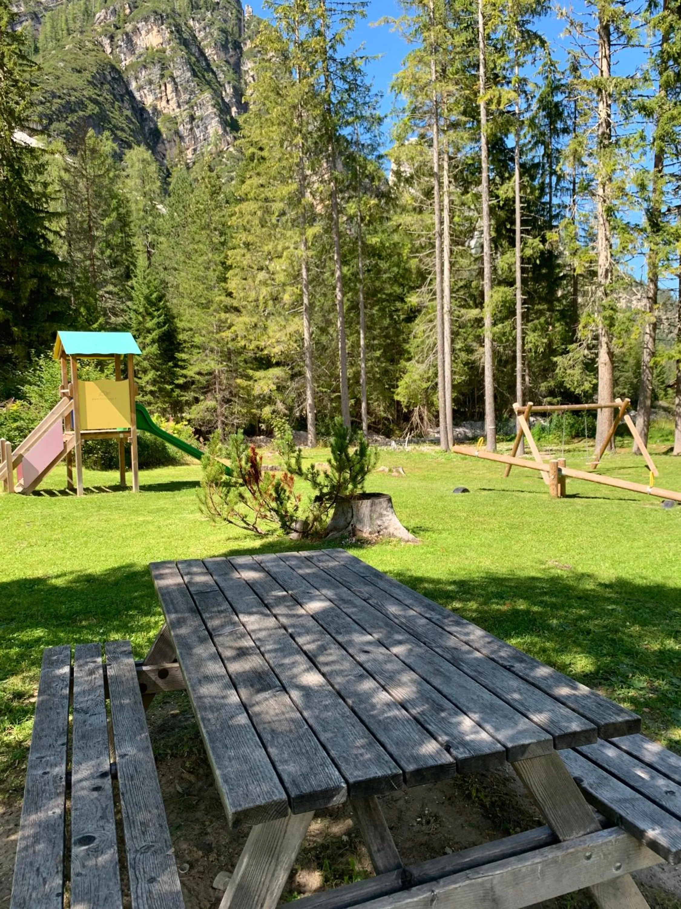Children play ground in Alpin Natur Hotel Brückele