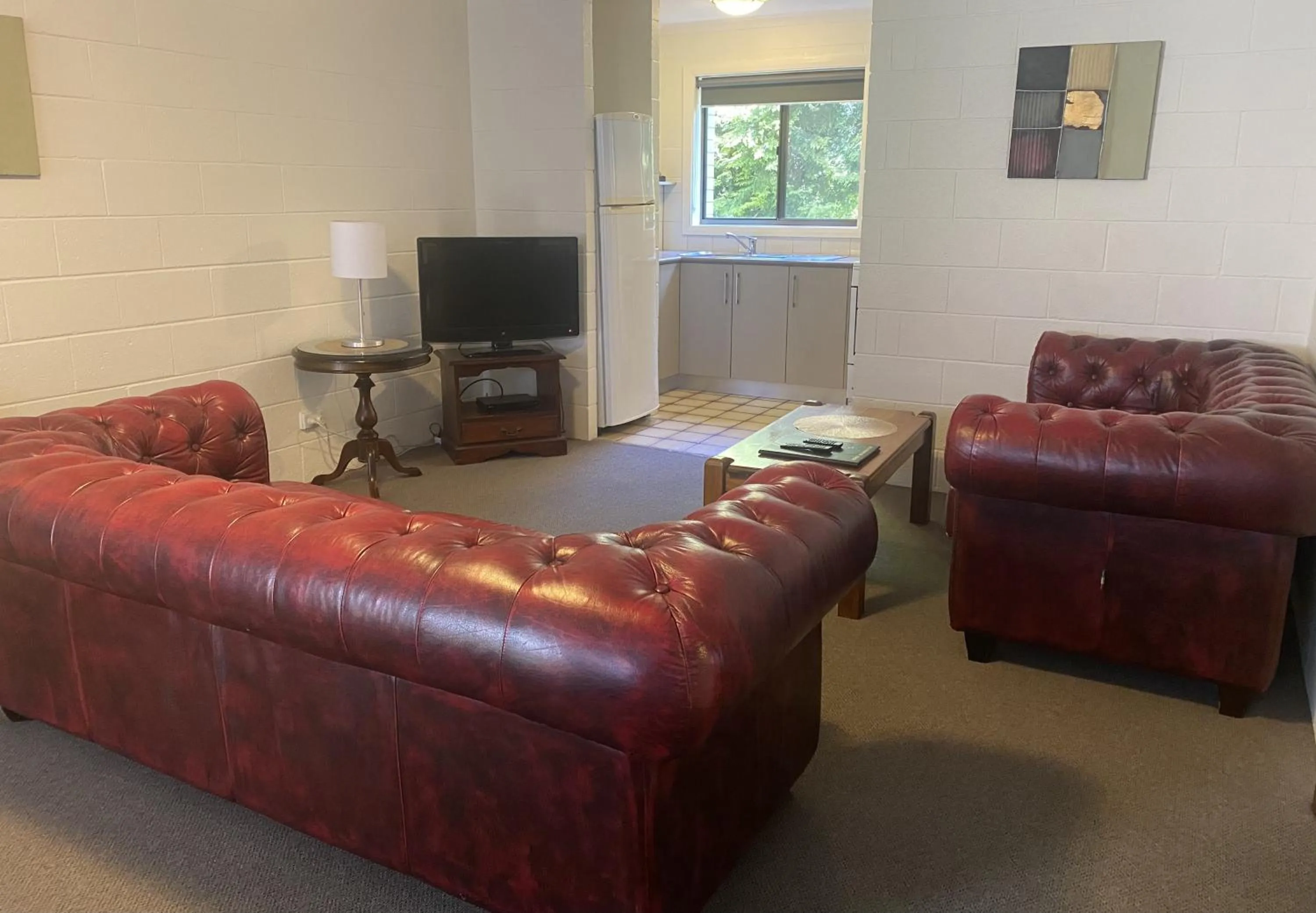 Living room in Grosvenor Court Apartments