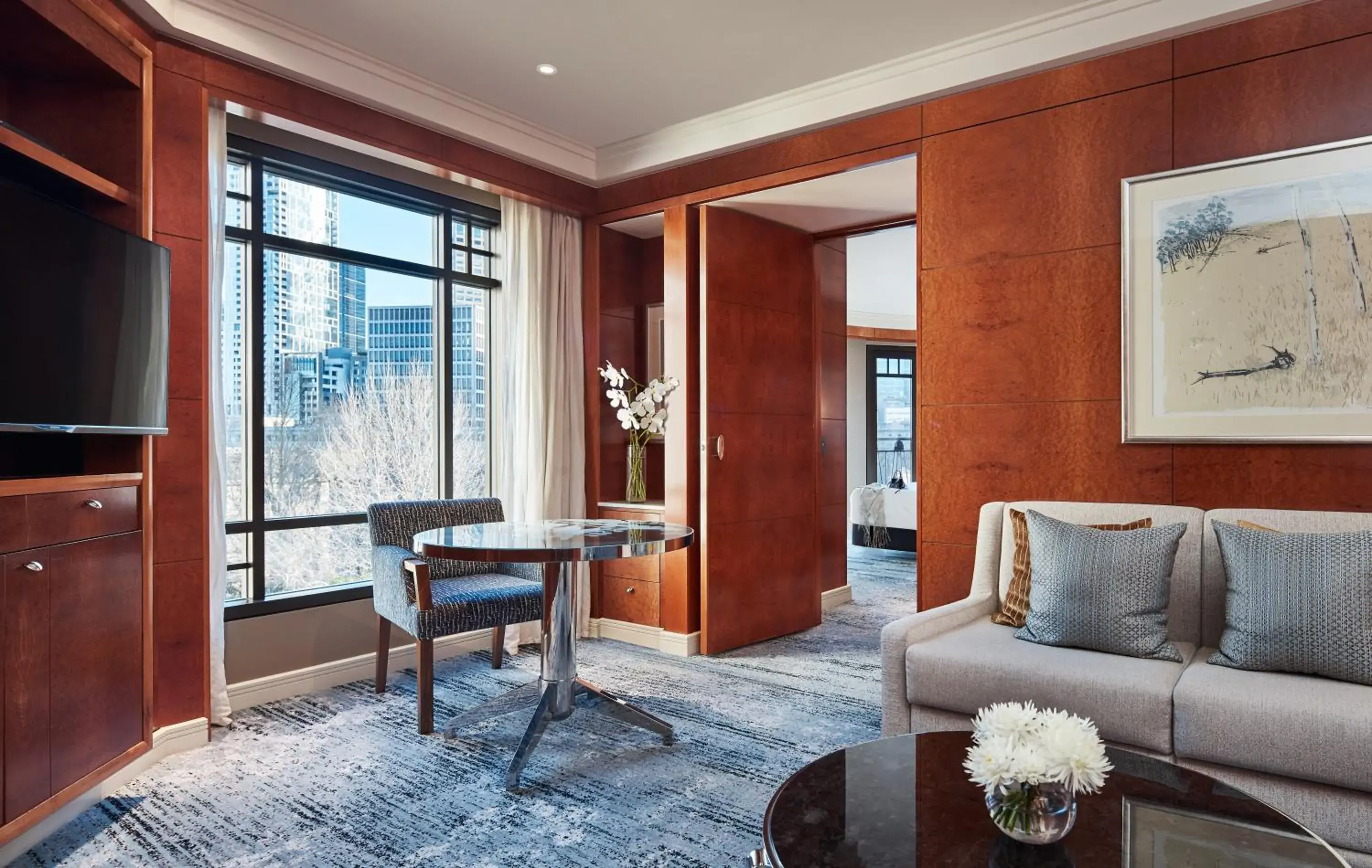 Living room in Park Hyatt Melbourne Living room in Park Hyatt Melbourne