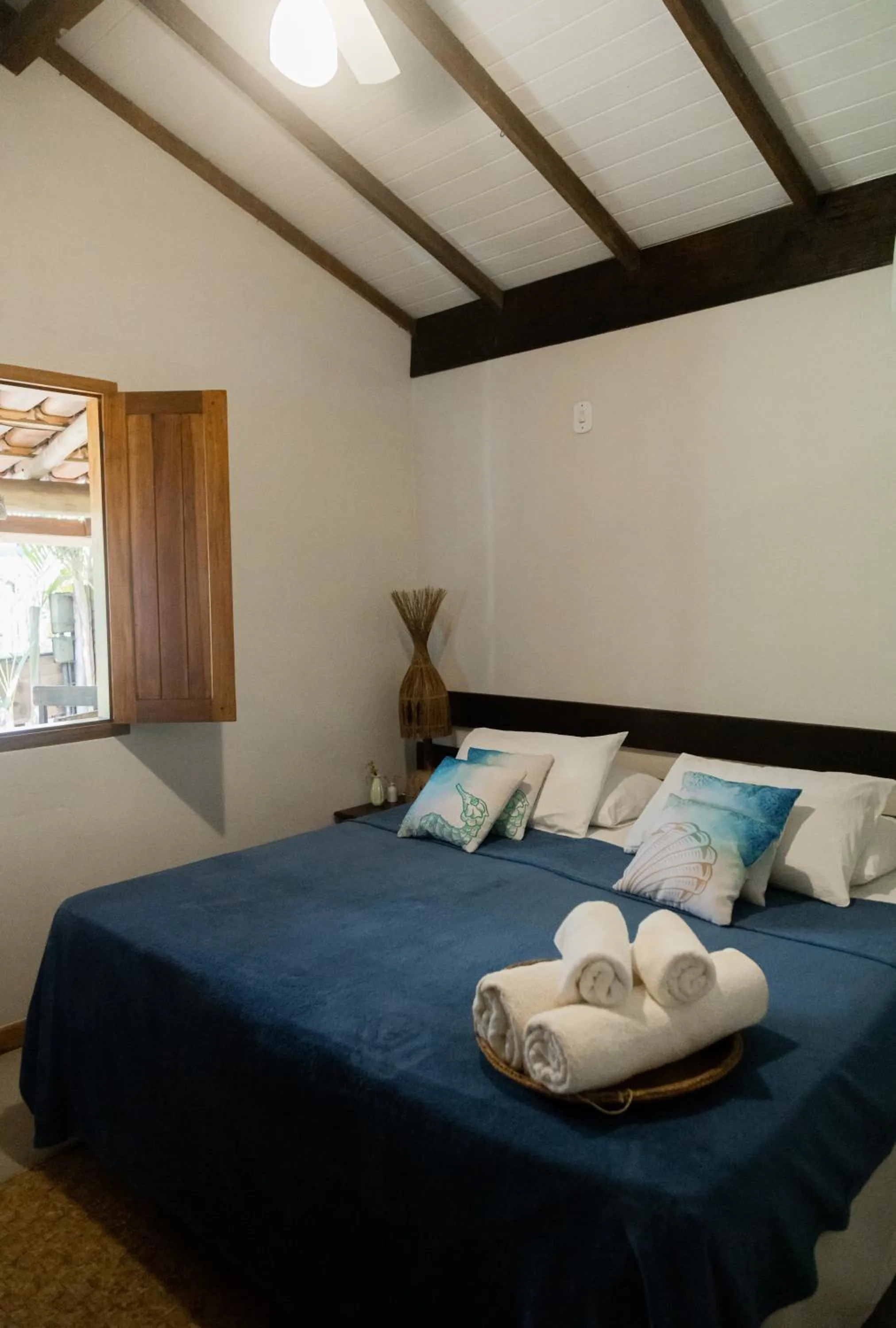 Bed in Pousada Solar