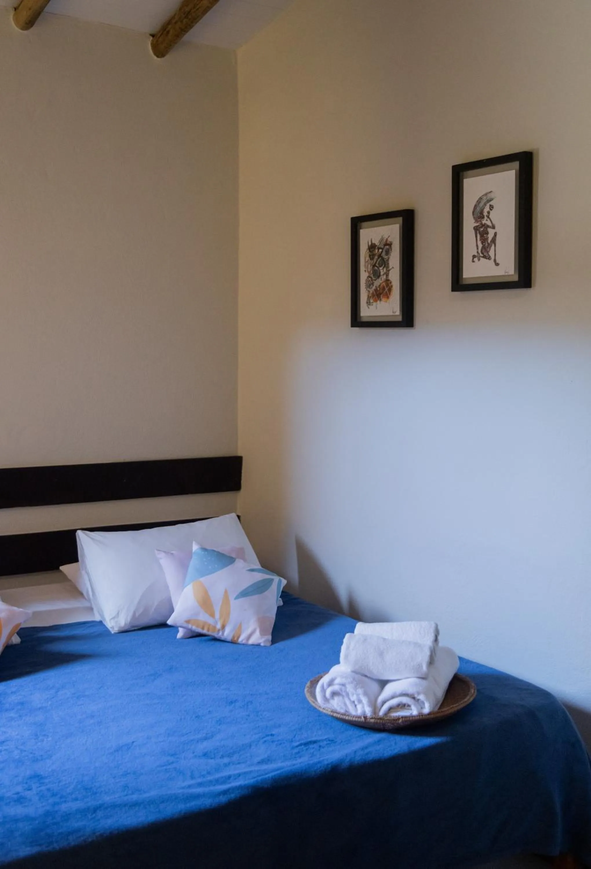 Bed in Pousada Solar