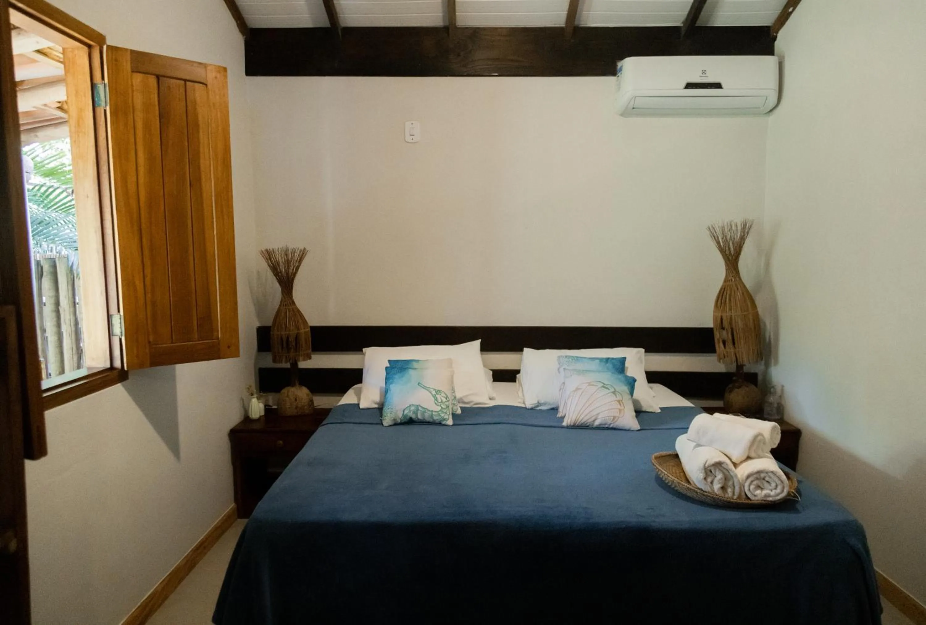 Bed in Pousada Solar