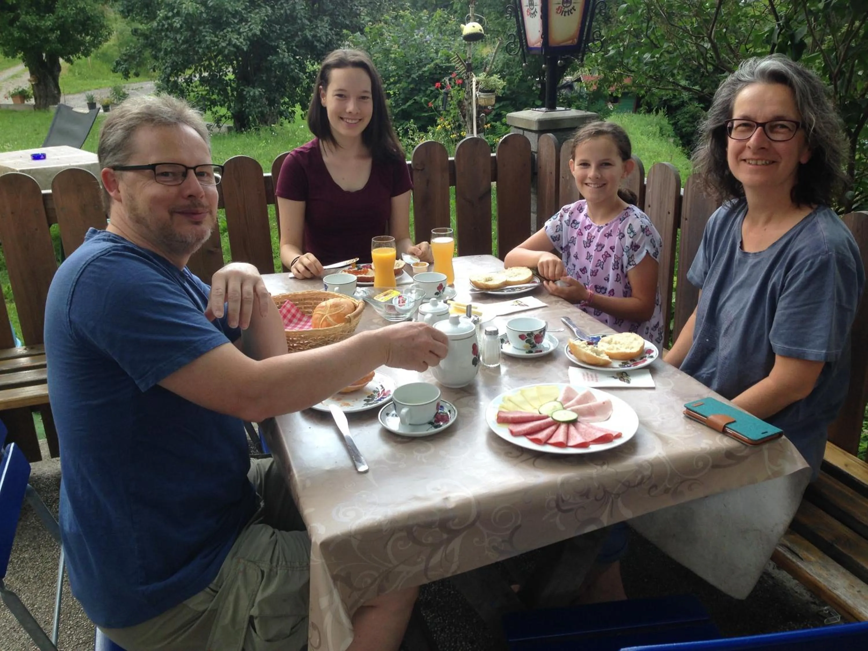Continental breakfast in Lug ins Land